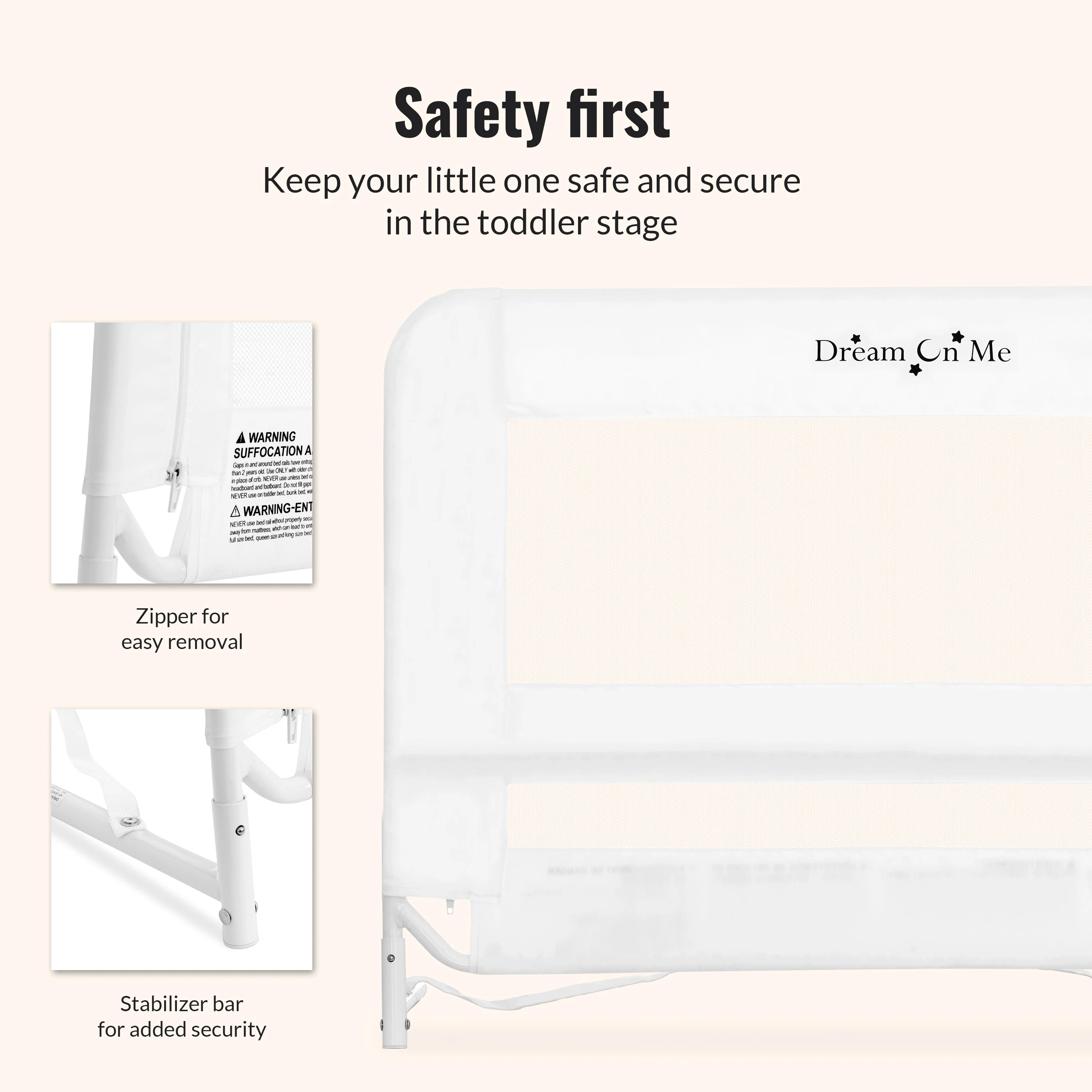 Dream On Me Mesh Security Bed Rail - Image 45