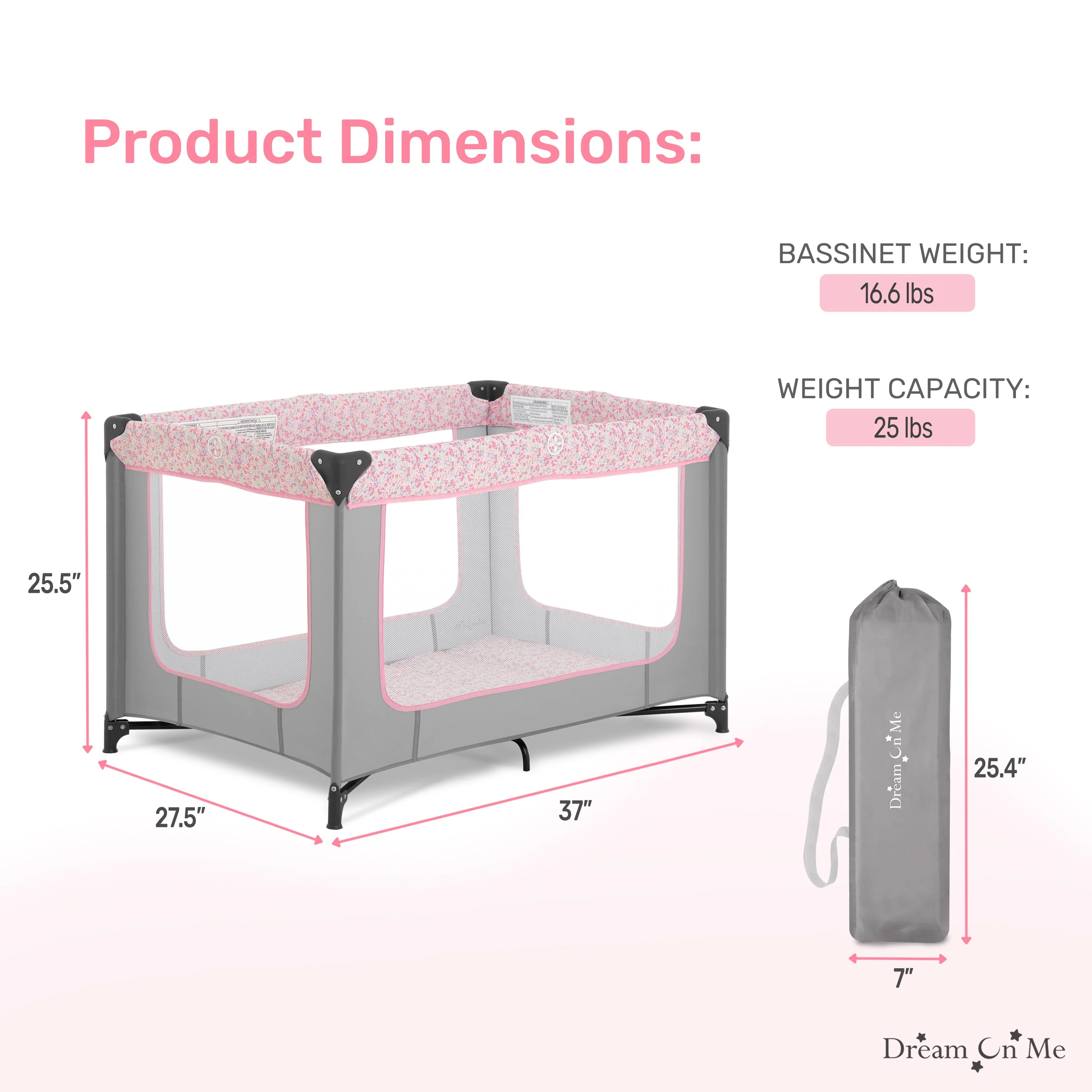 Dream On Me Zodiak Portable Play Yard - Image 33