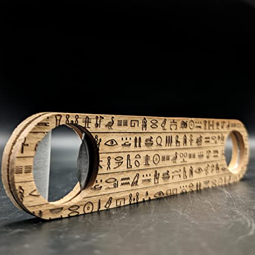 EGYPTIAN HIEROGLYPHICS Bottle Opener by Lumengrave