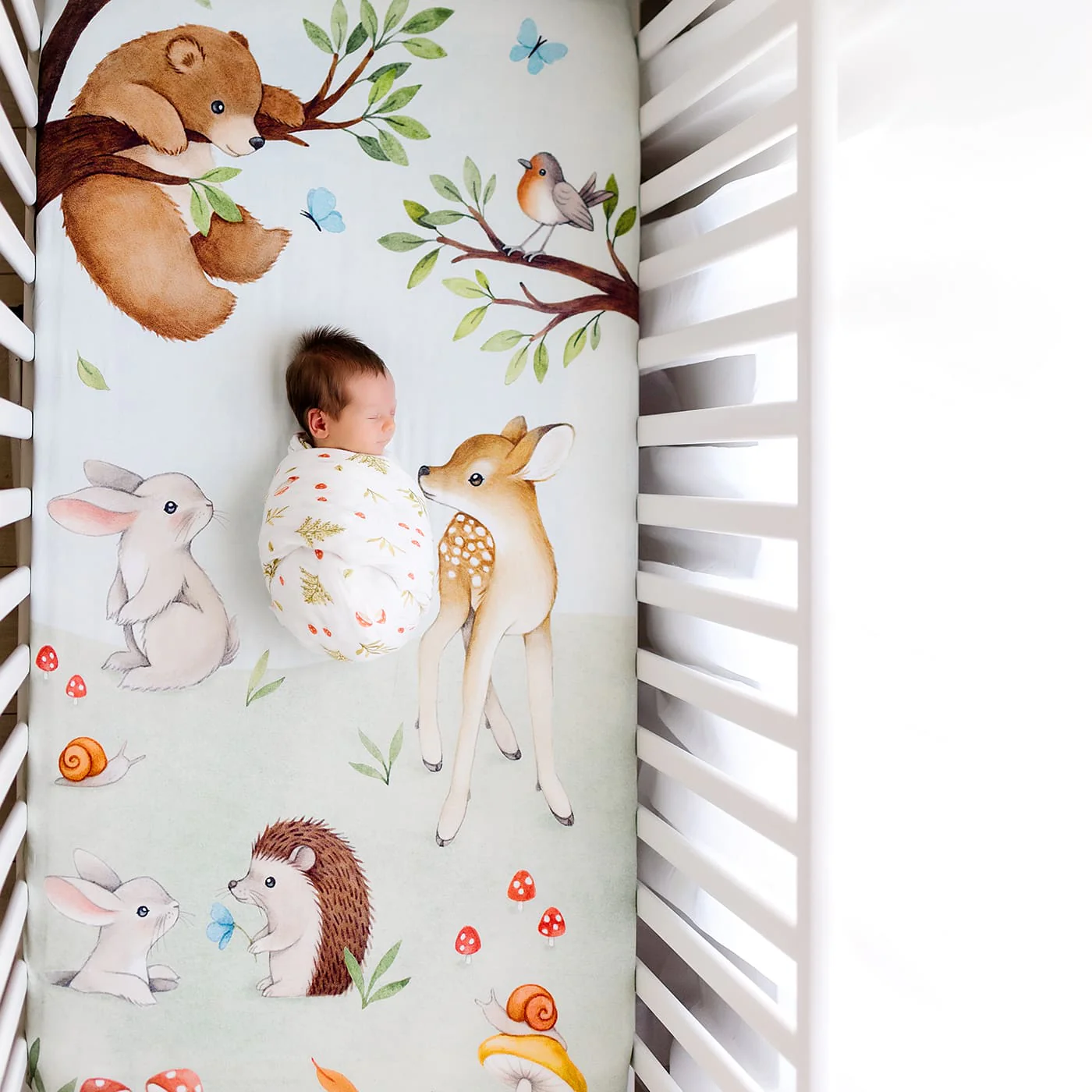 Enchanted Forest Bamboo Swaddle - Image 2