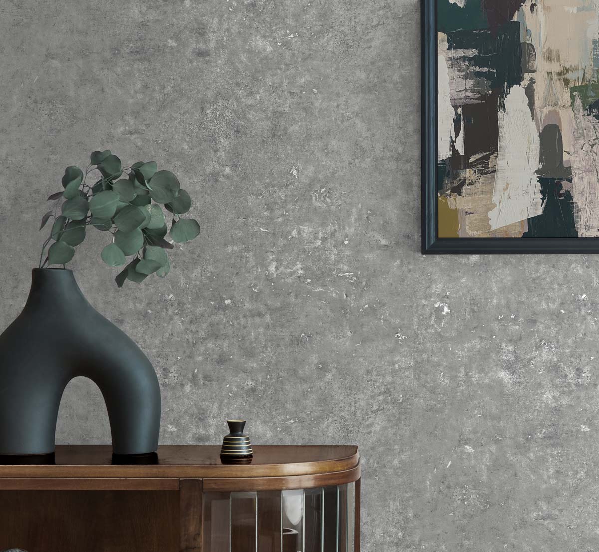 Even More Textures Cement Faux Embossed Vinyl Unpasted Wallpaper - Image 2