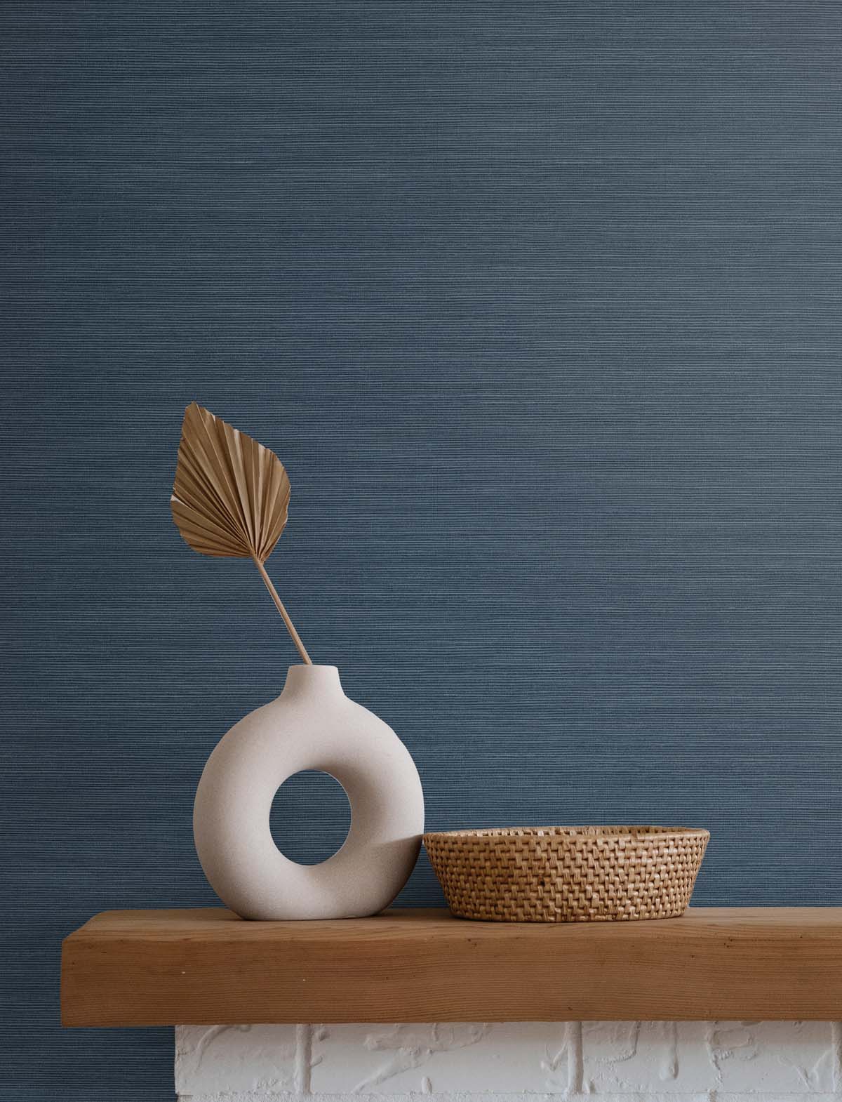 Even More Textures Seawave Faux Sisal Embossed Vinyl Unpasted Wallpaper - Image 15