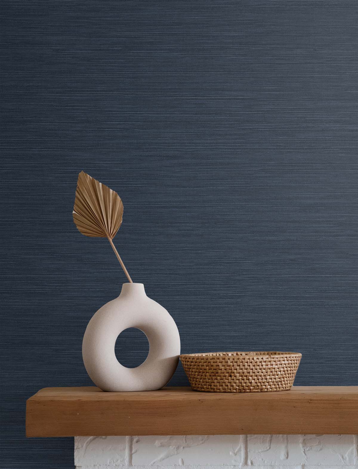 Even More Textures Seawave Faux Sisal Embossed Vinyl Unpasted Wallpaper - Image 22