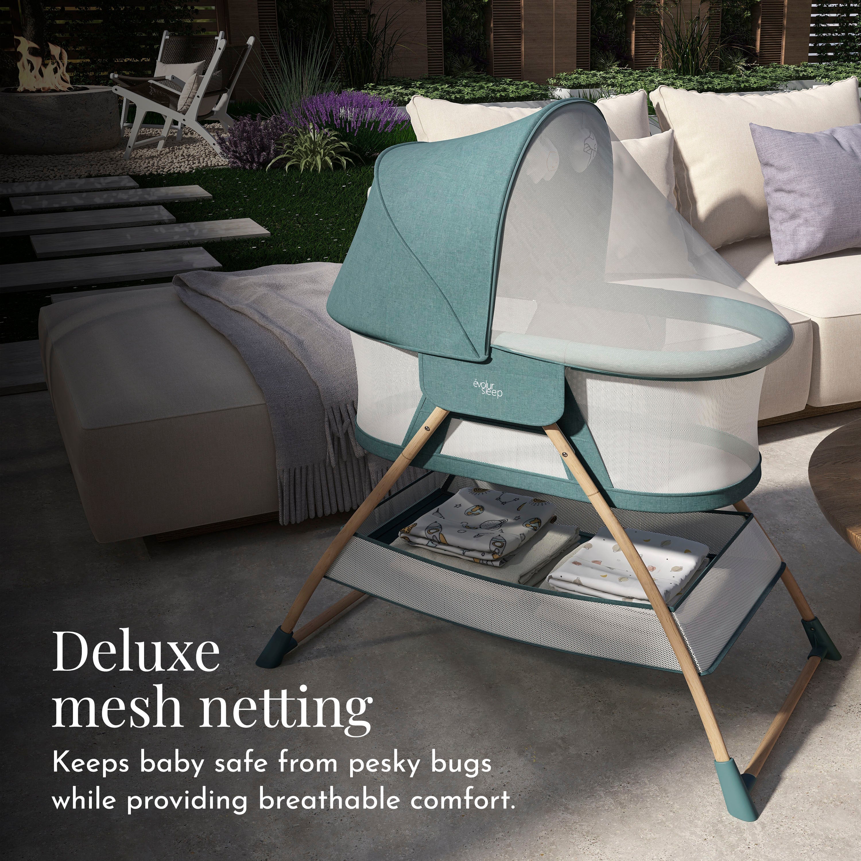 Evolur Cozy Dreamer Bassinet - Image 12