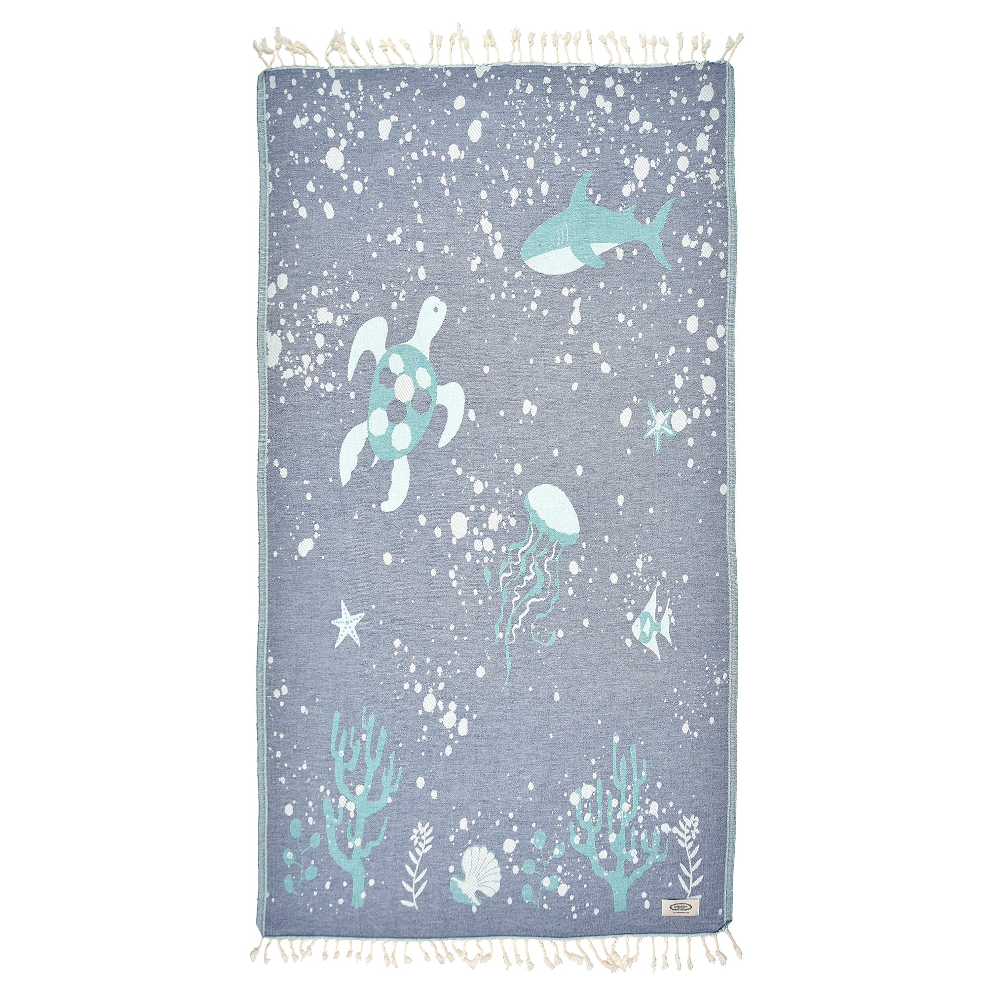 Exclusive Deep Bubbles Peshtemal Pure Cotton Beach Towel