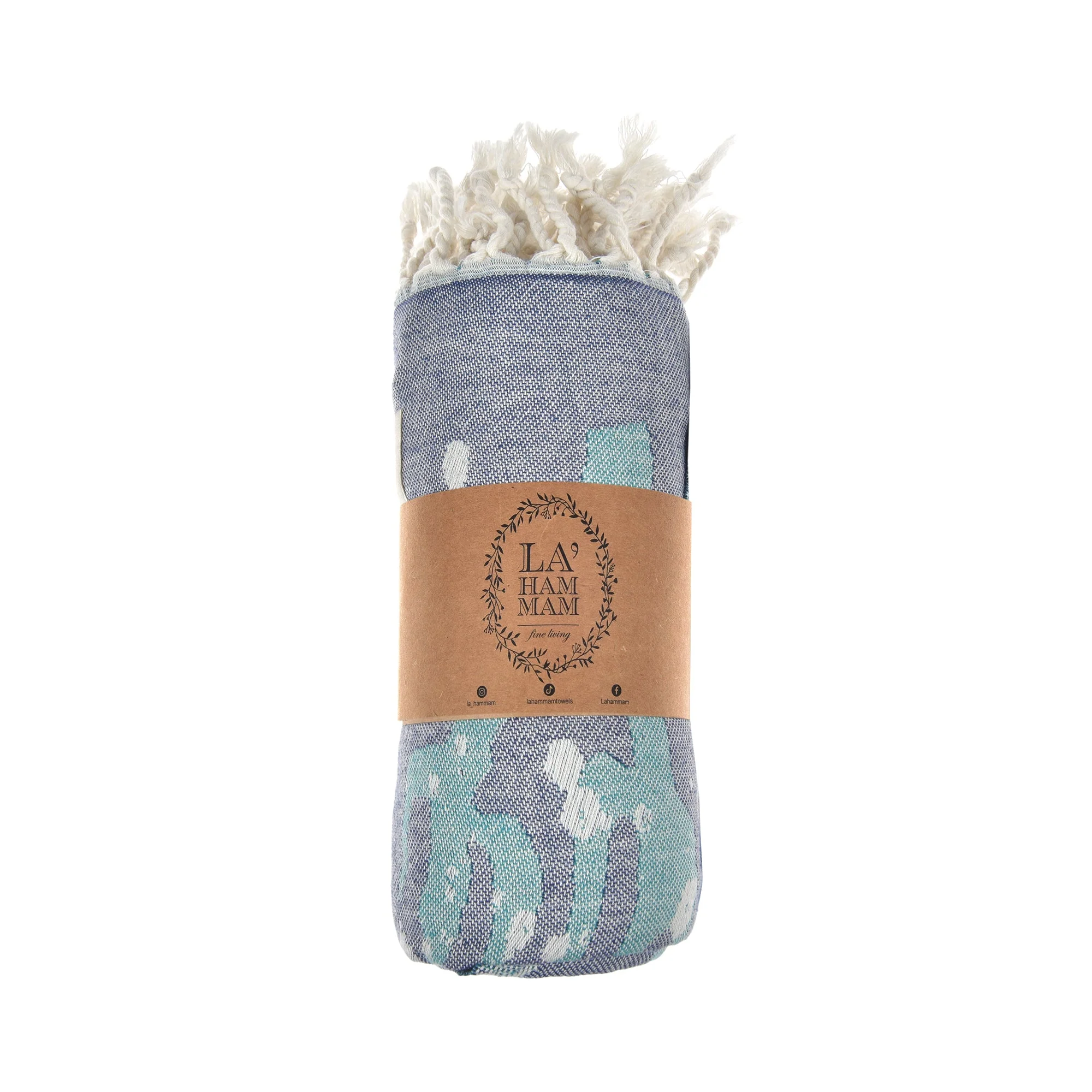 Exclusive Deep Bubbles Peshtemal Pure Cotton Beach Towel - Image 2
