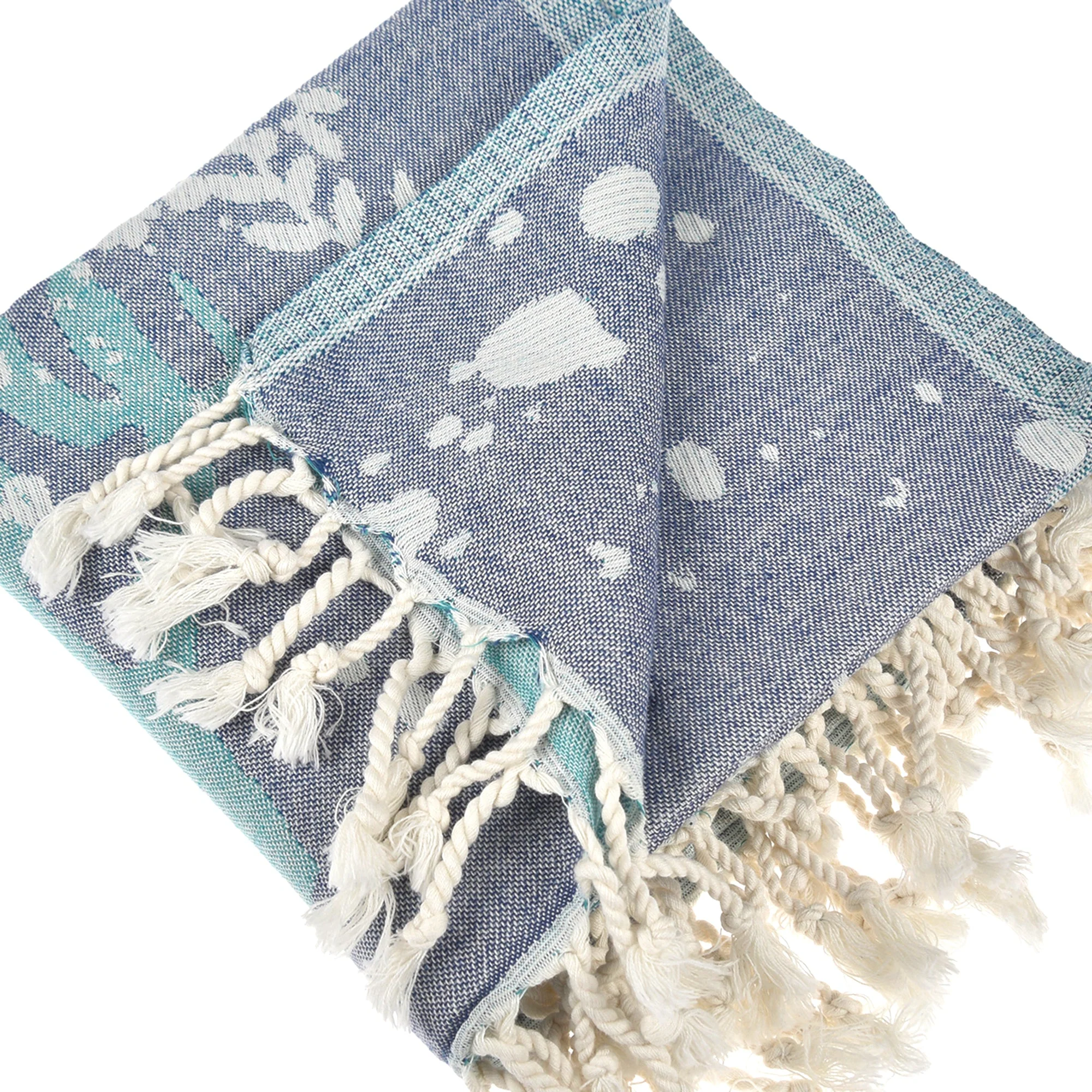 Exclusive Deep Bubbles Peshtemal Pure Cotton Beach Towel - Image 4