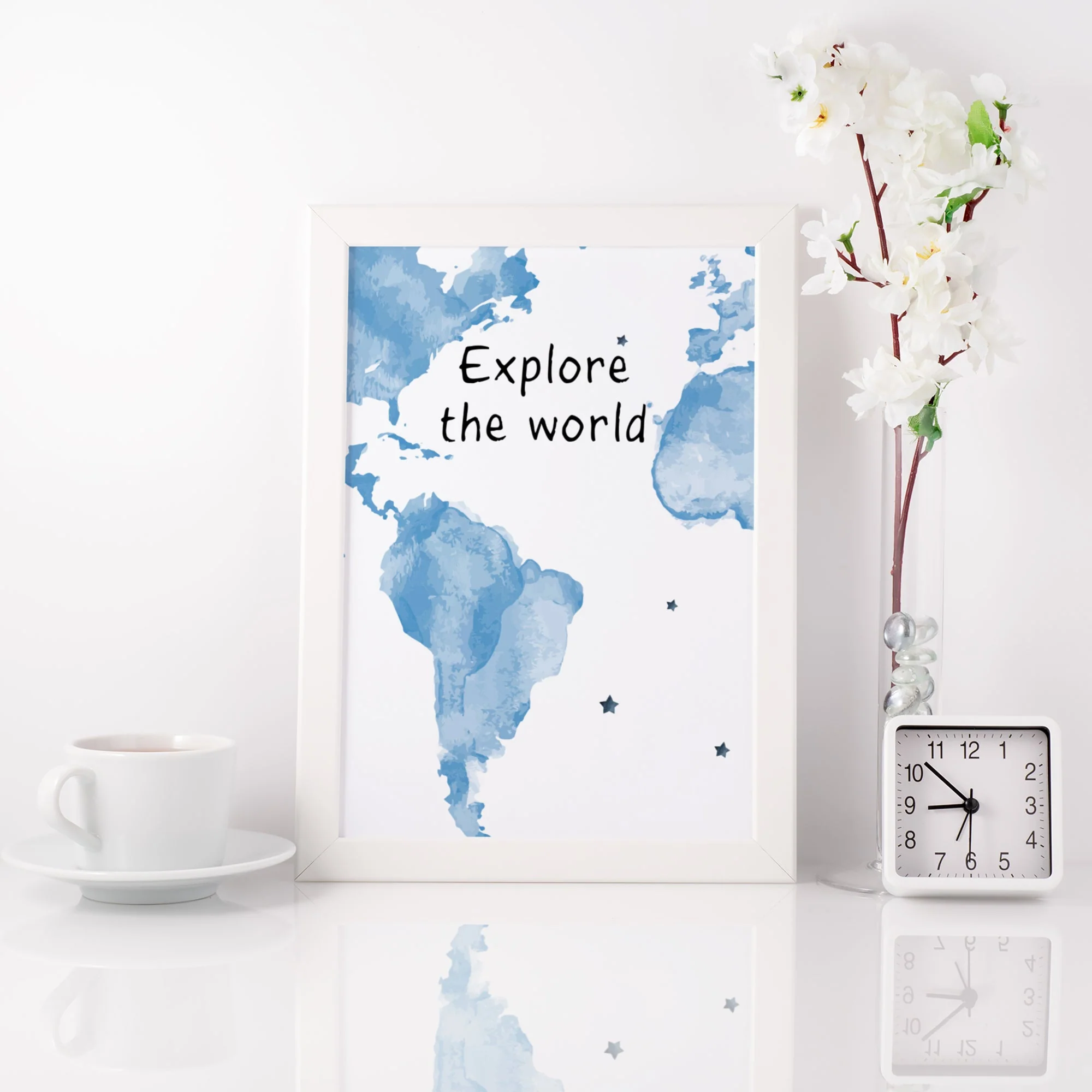 Explore The World Art Print
