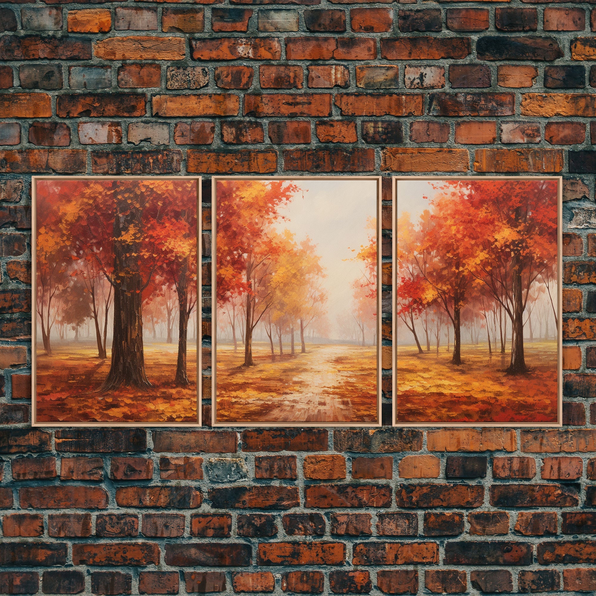 Fall Decor, 3 Piece Wall Art Set, Canvas Prints
