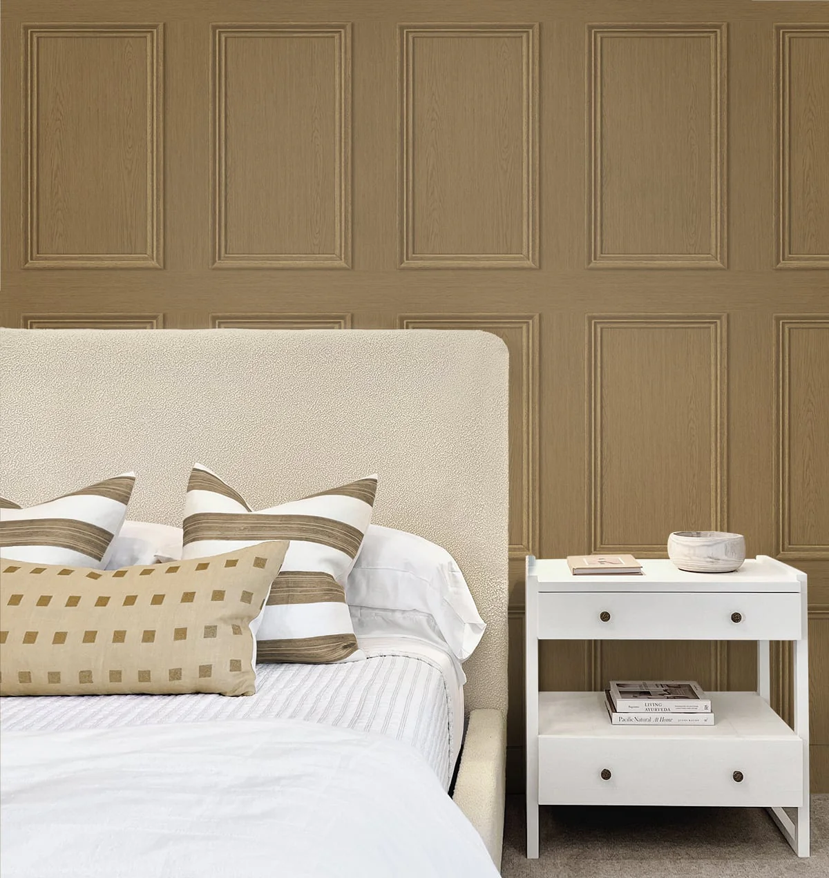 Faux Wood Panel Peel and Stick Removable Wallpaper - Image 15