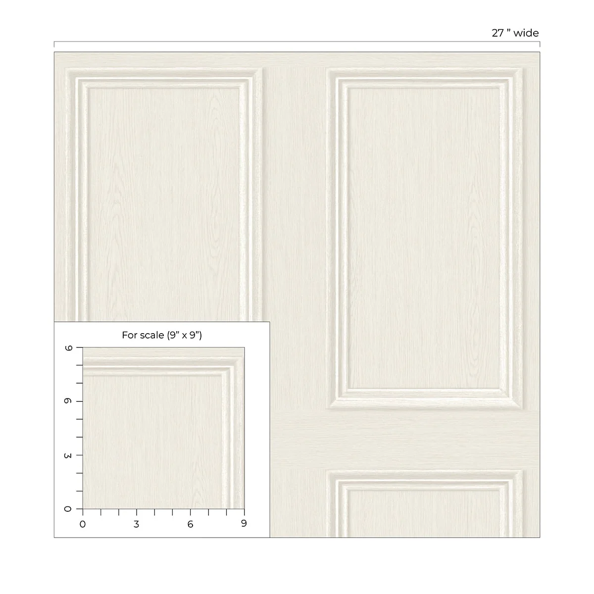 Faux Wood Panel Peel and Stick Removable Wallpaper - Image 5