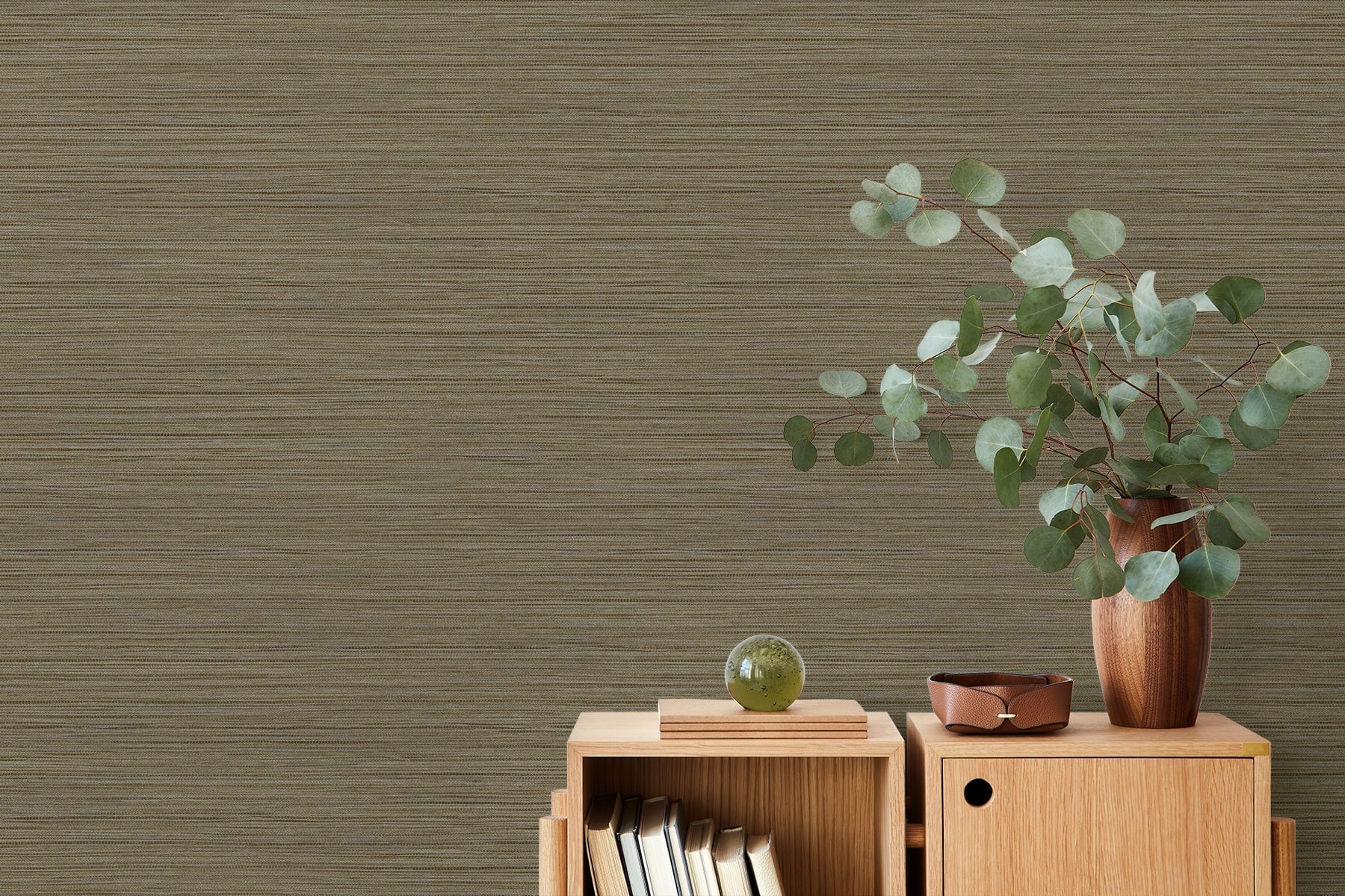 Fibers and Threads Newton Faux Sisal Embossed Vinyl Unpasted Wallpaper - Image 24