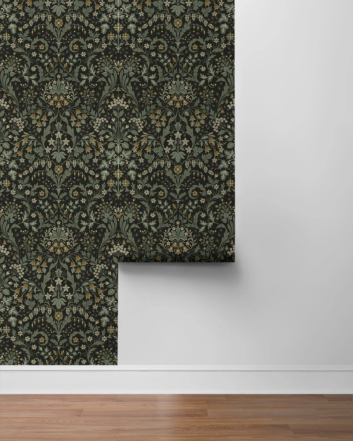 Filigree Floral Peel and Stick Removable Wallpaper - Image 19