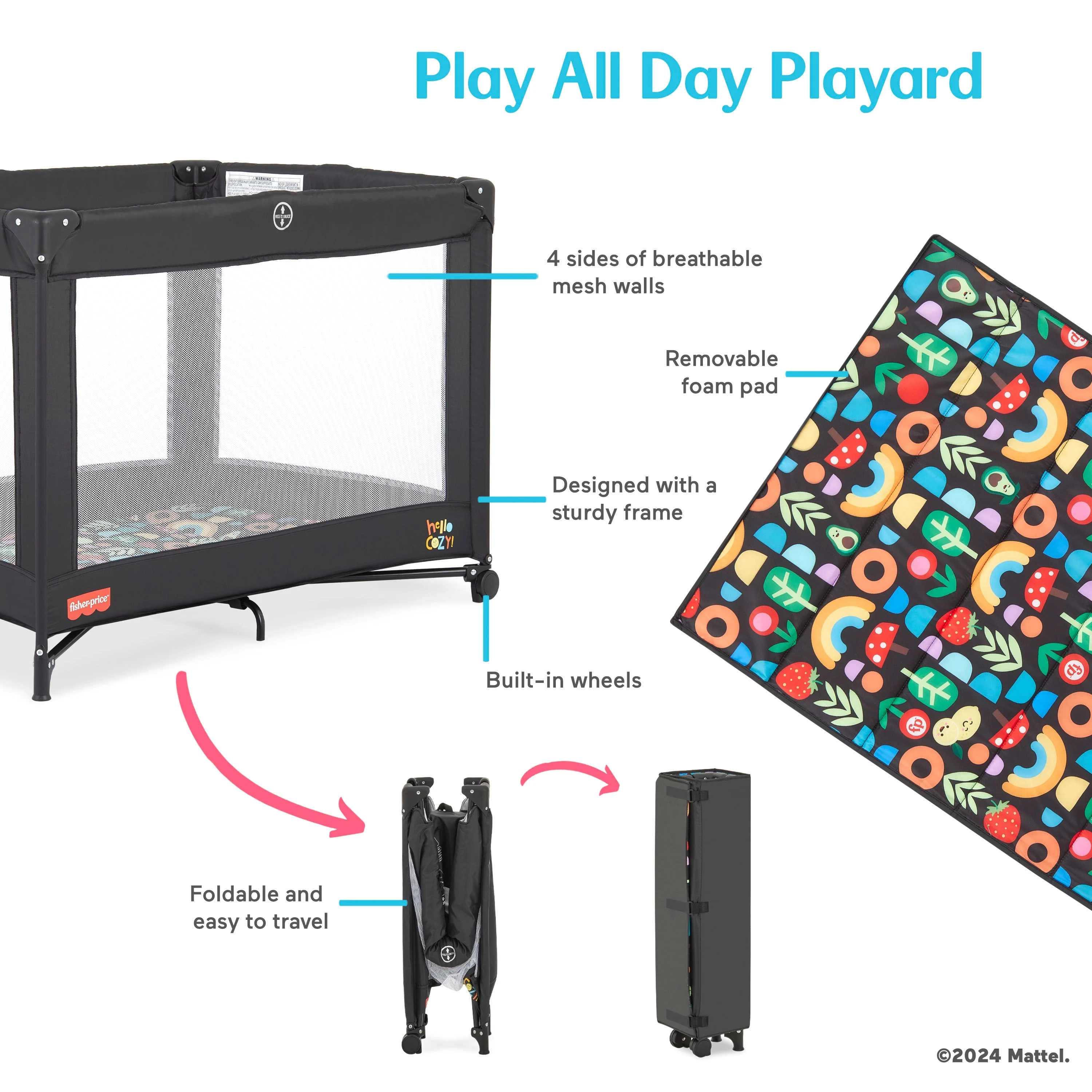 Fisher-Price by Dream On Me Play All Day Playard - Image 4