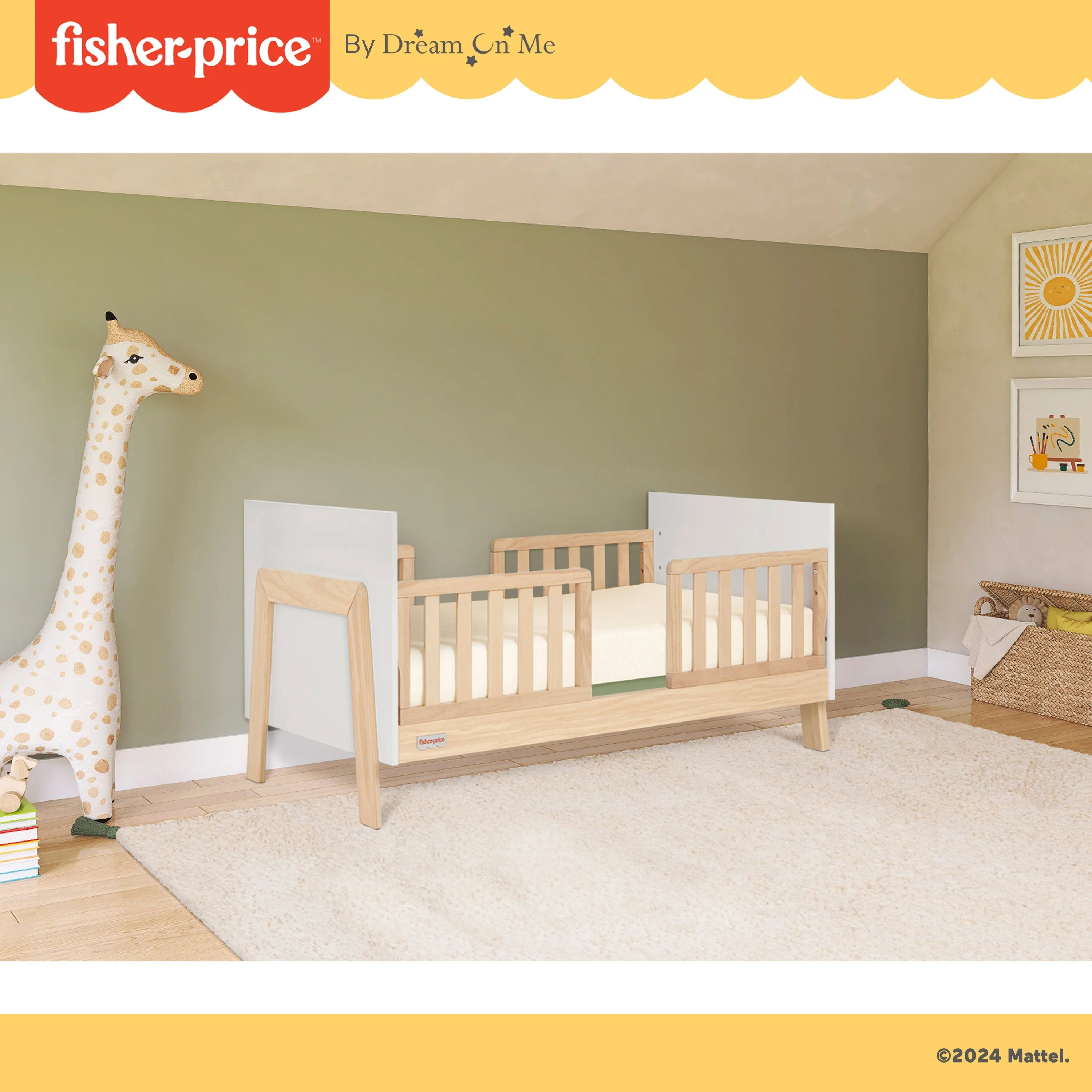 Fisher-Price Iris 5-in-1 Convertible Crib by Dream On Me - Image 6