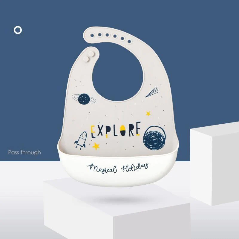 Stevvex Food Grade Silicone Baby Bibs - Image 8