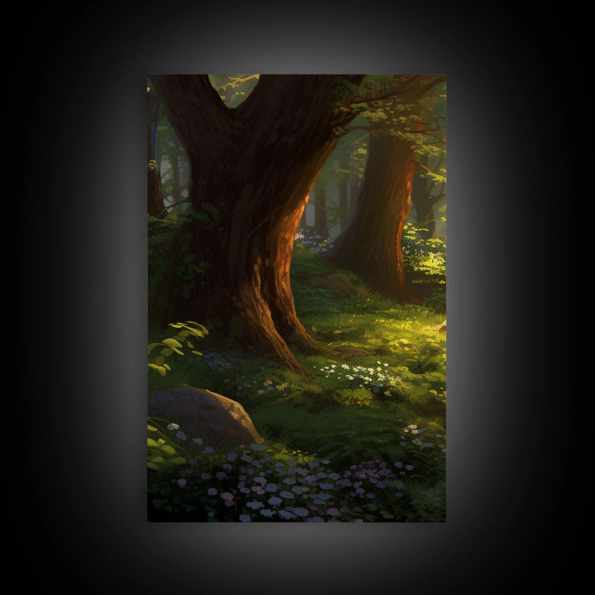 Forest Print Wall Art, Canvas Print, 3 Piece Wall Art - Image 10