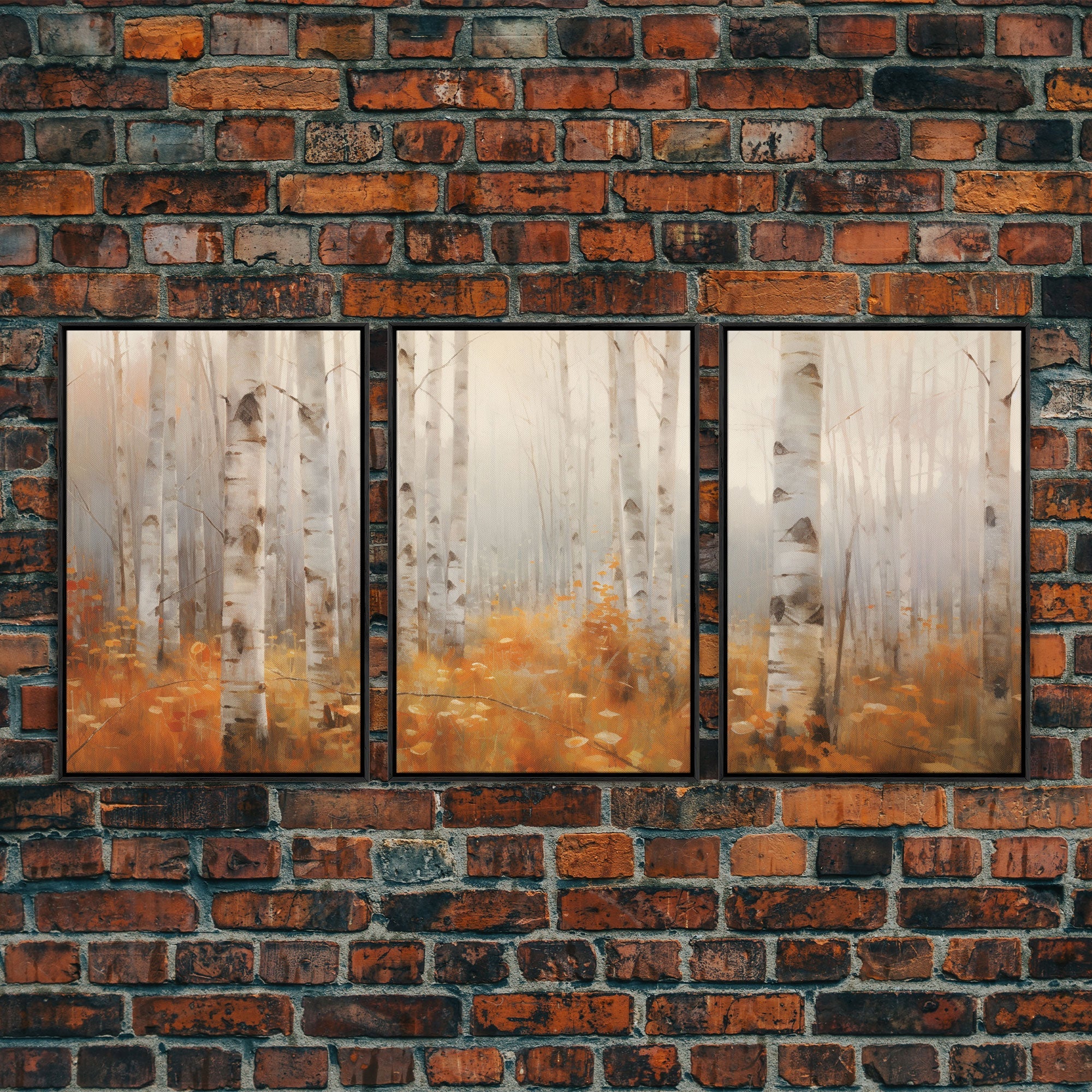 Forest Wall Art, Canvas Print, 3 Piece Wall Art - Image 3