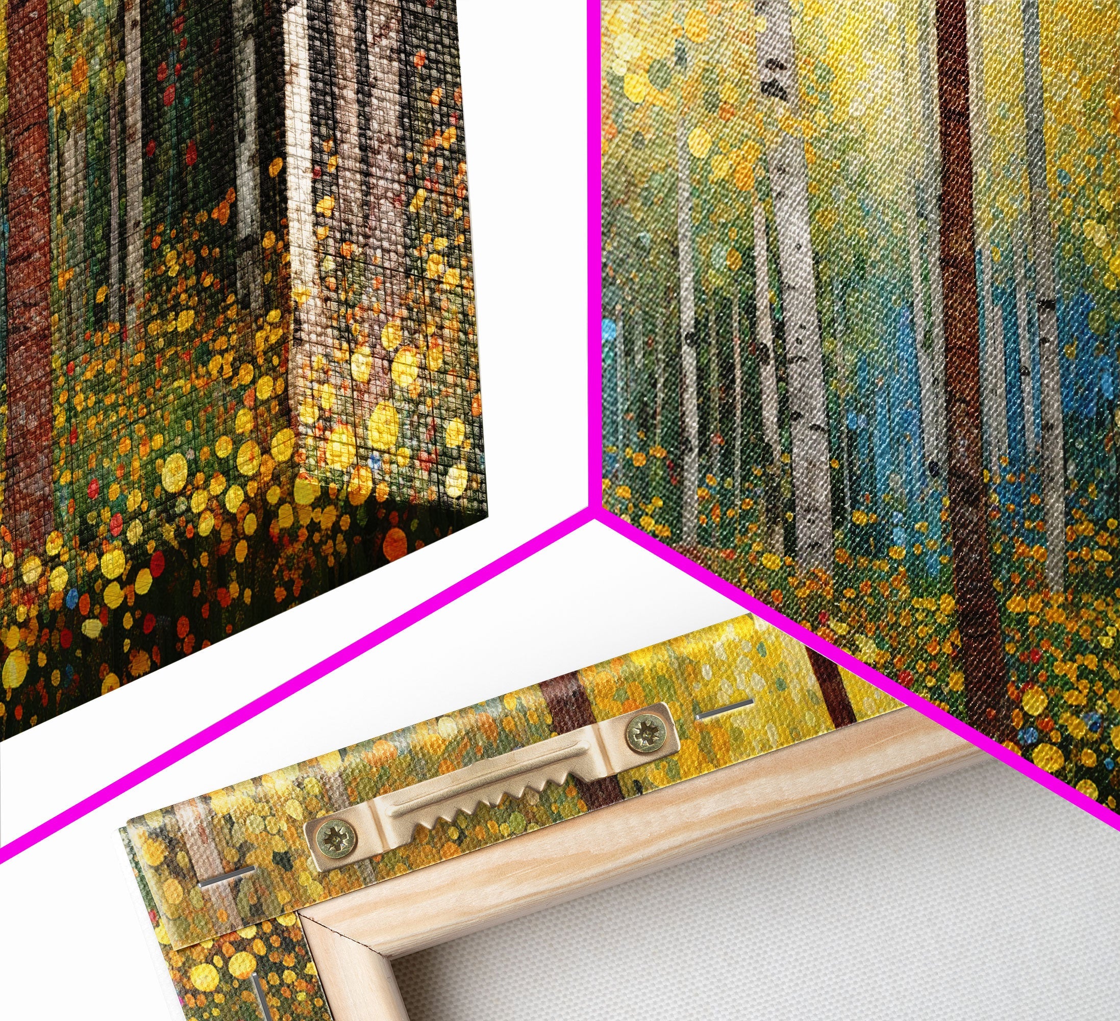 Forest Wall Art, Canvas Print, 3 Piece Wall Art - Image 13