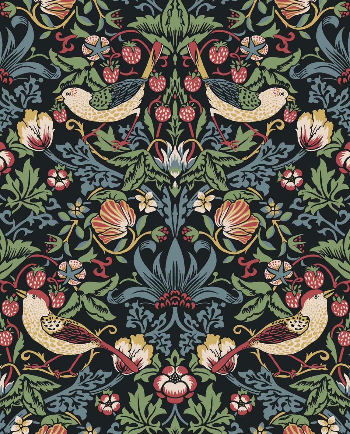 Fragaria Garden Vintage Unpasted Wallpaper - Image 13