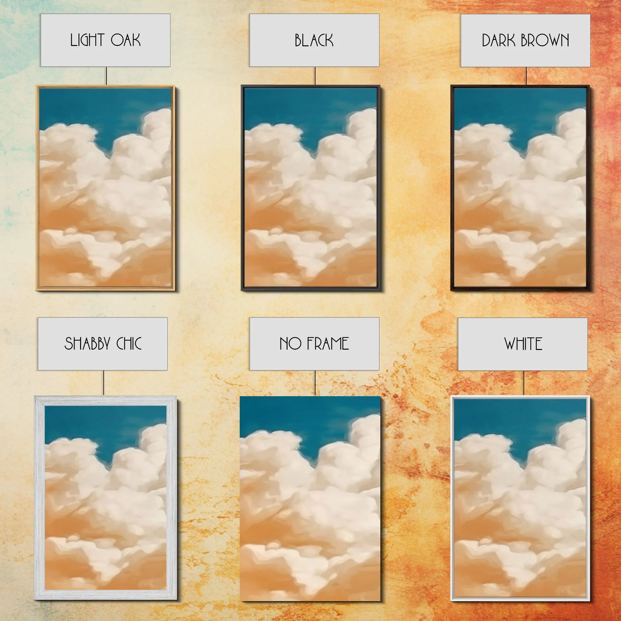 Framed Canvas Wall Art Set of 3 - Image 14