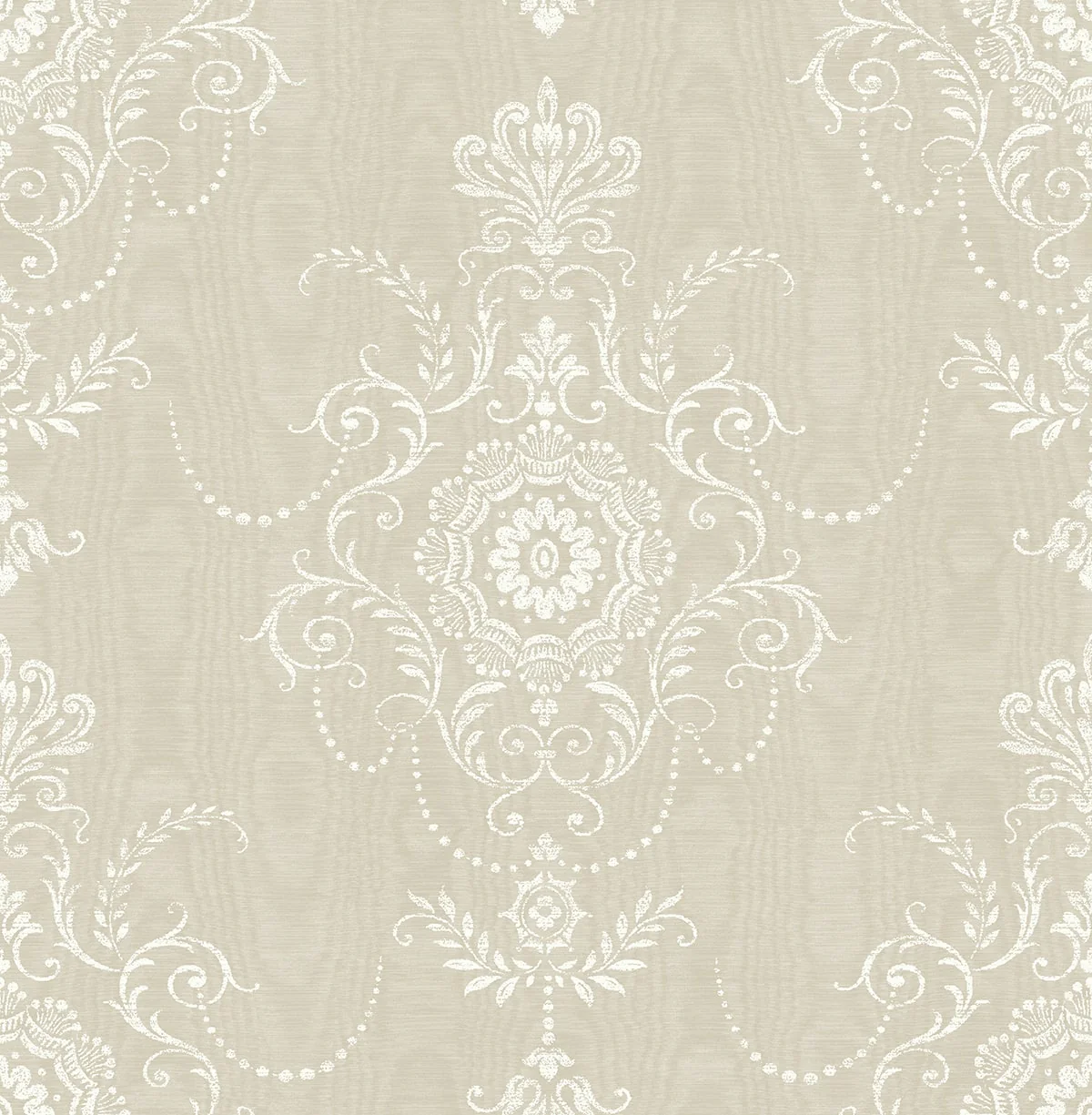 French Country Colette Cameo Unpasted Wallpaper