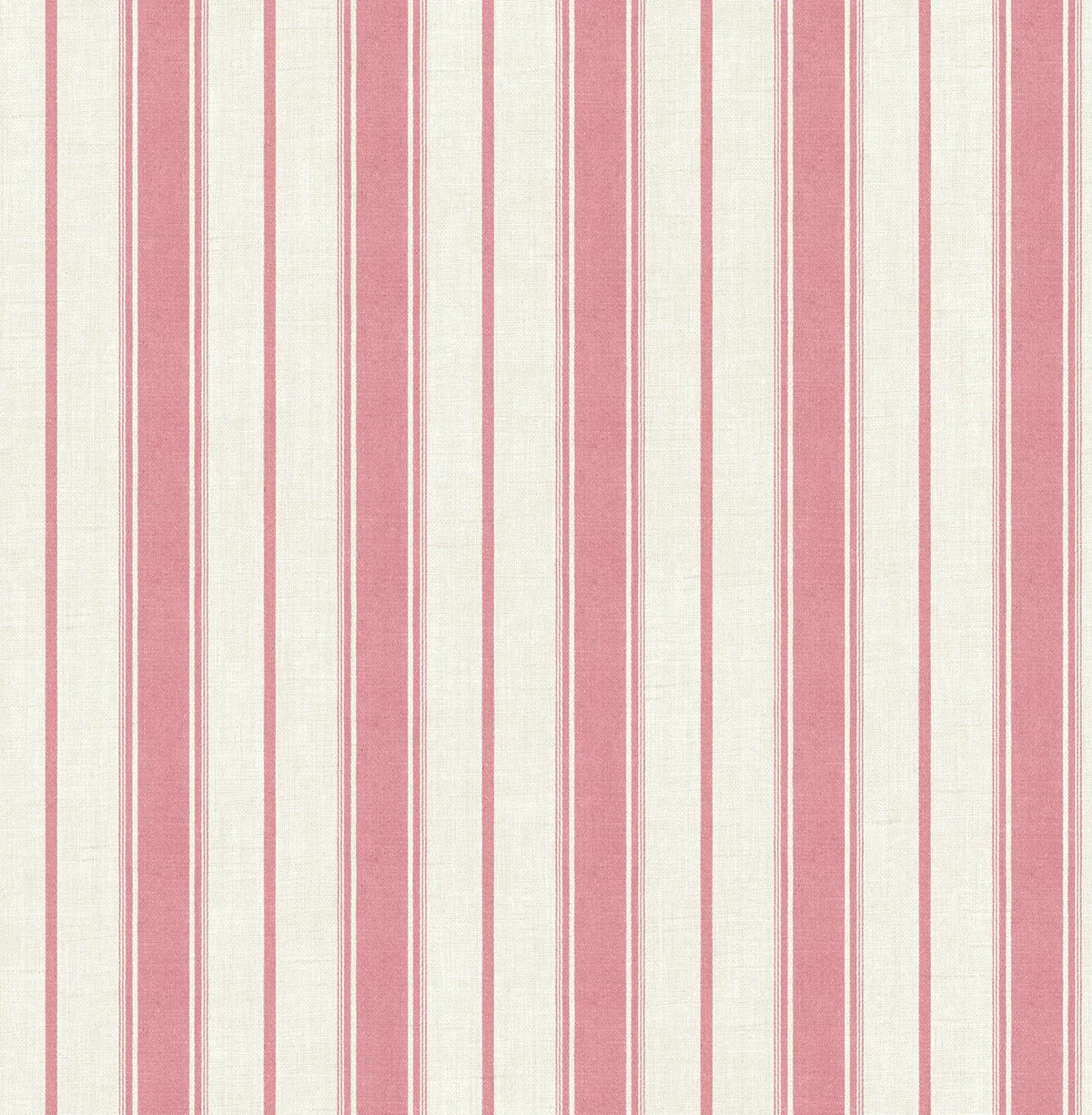 French Country Eliott Linen Stripe Unpasted Wallpaper - Image 8