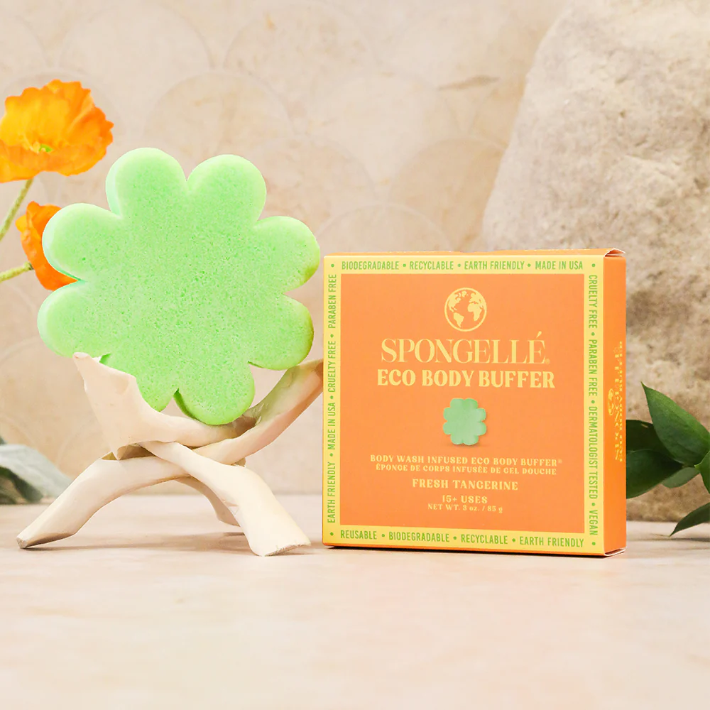 Fresh Tangerine Eco Body Buffer - Image 2