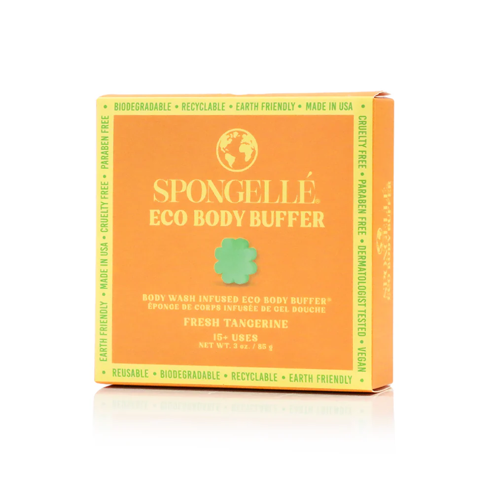 Fresh Tangerine Eco Body Buffer - Image 4