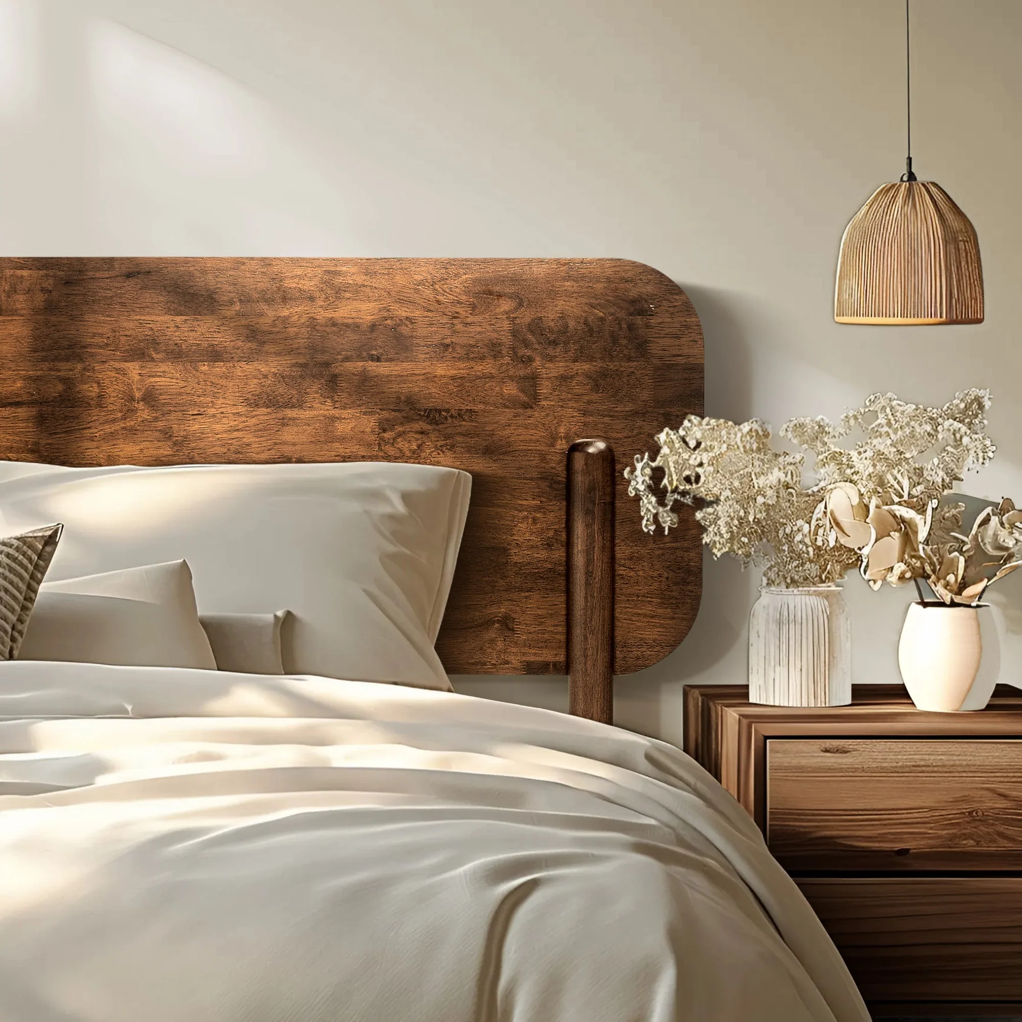 Frida Deluxe Solid Wood Bed Frame - Image 12