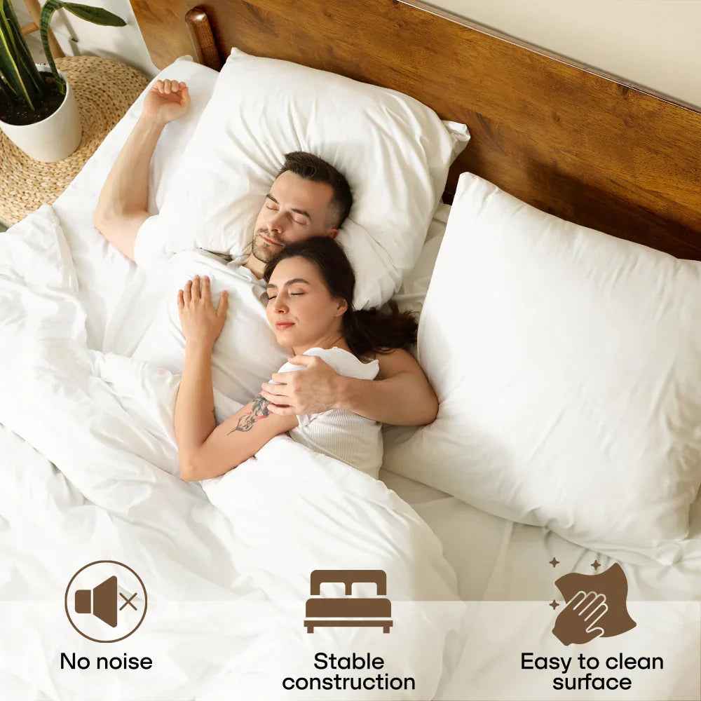 Frida Deluxe Solid Wood Bed Frame - Image 5