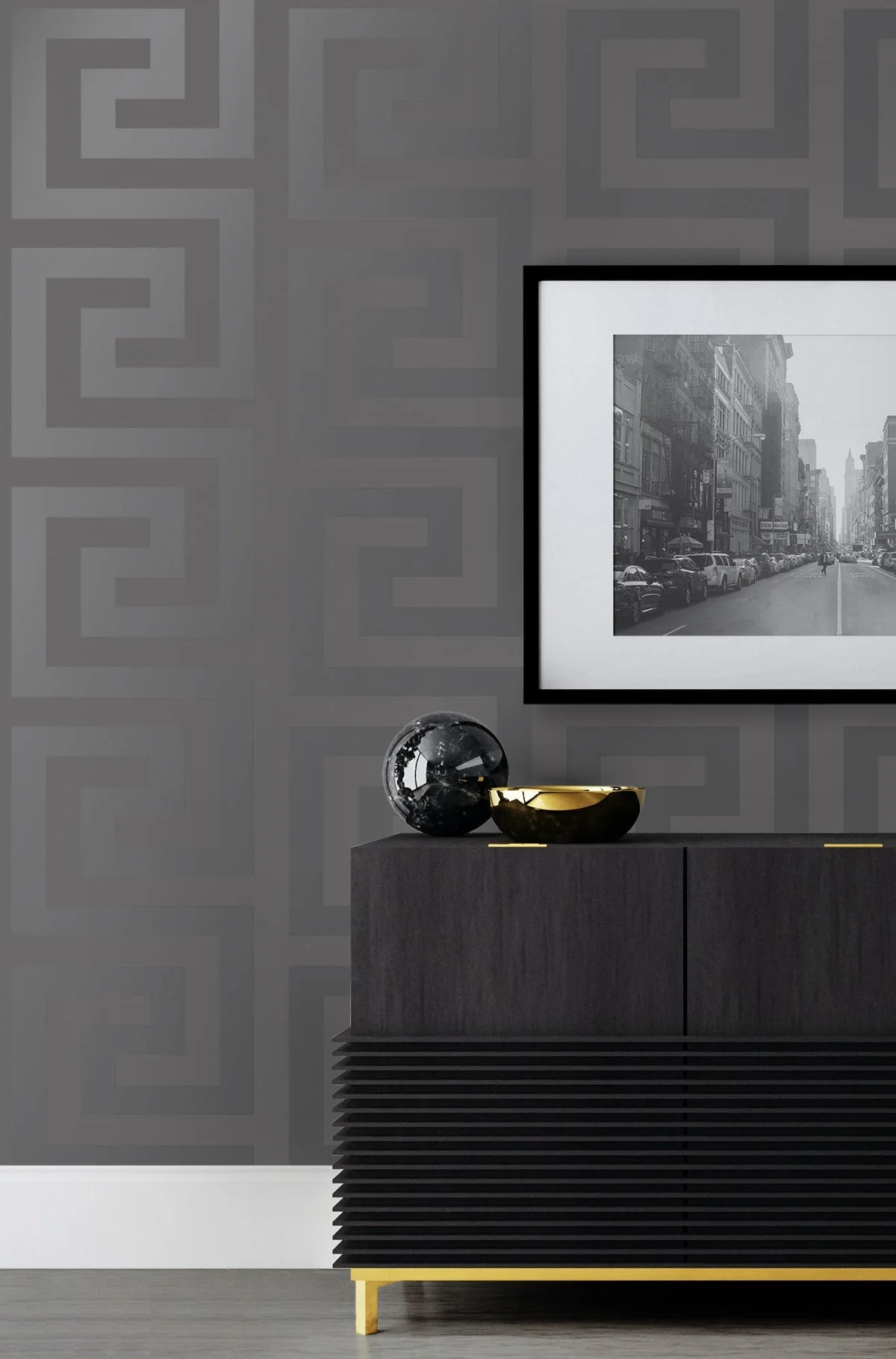 Geometric Maze Premium Peel and Stick Removable Wallpaper - Image 18