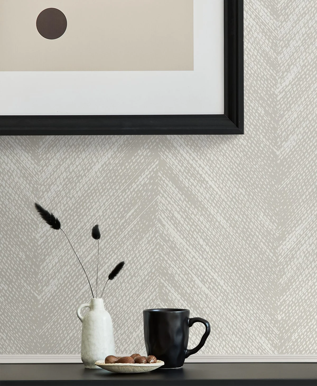 Geometric Textures Otto Chevron Unpasted Wallpaper - Image 14