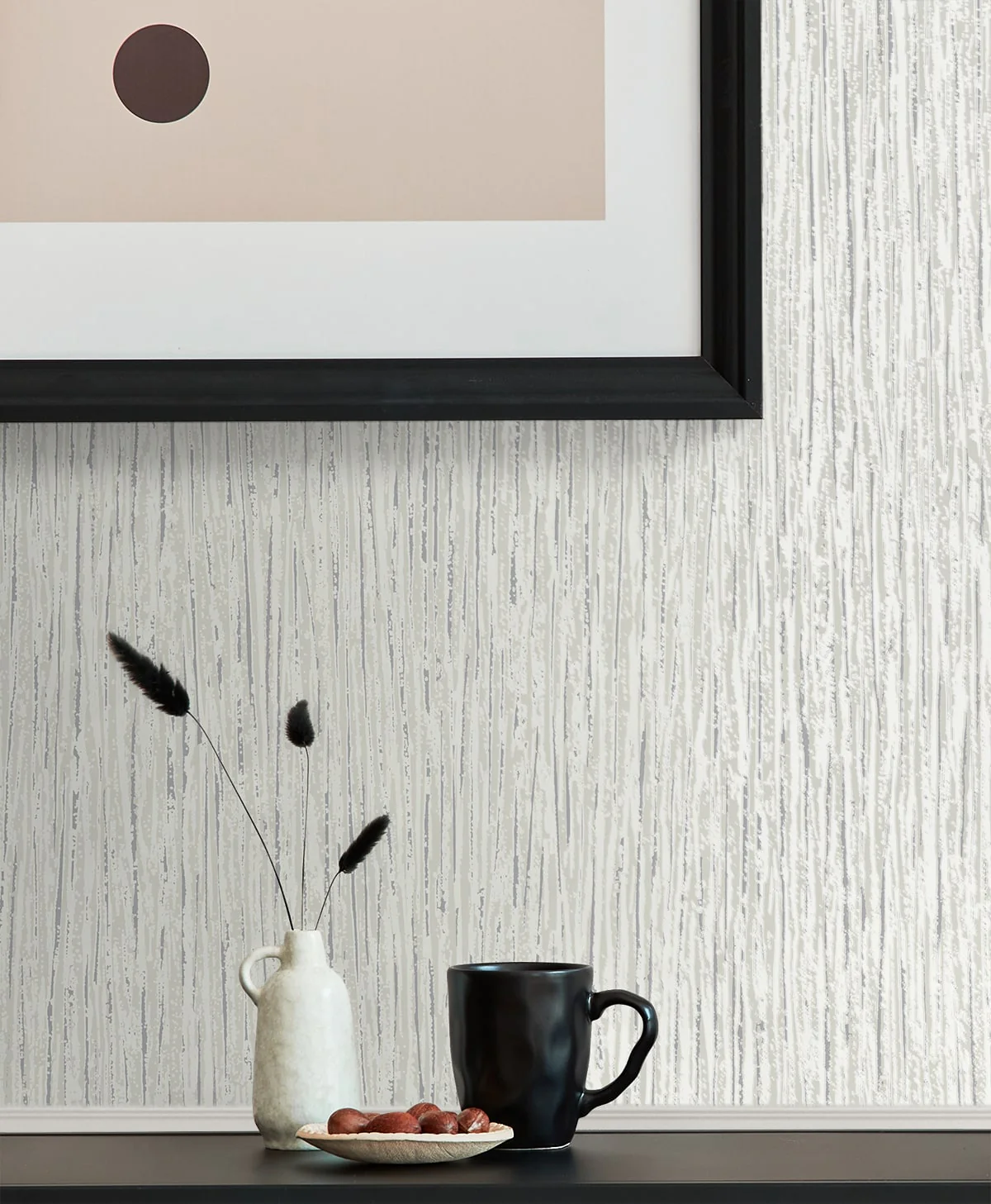 Geometric Textures Verticale Stria Unpasted Wallpaper - Image 6