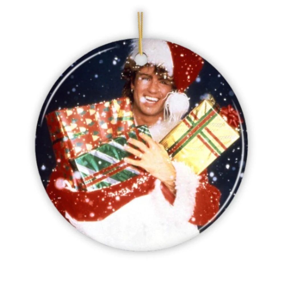 George Michael Christmas Ornament by OrnamentallyYou - Image 6