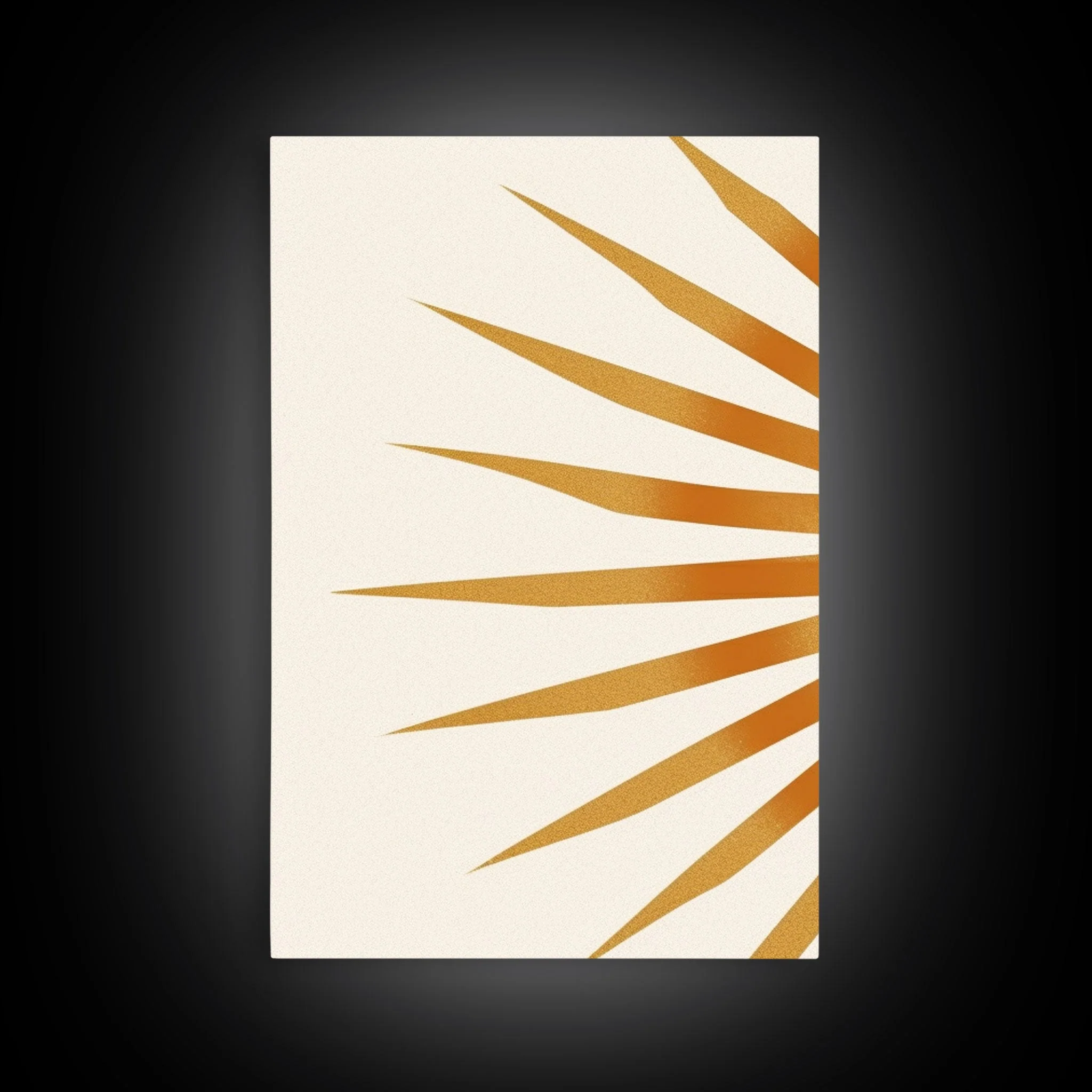 Glamorous Sunburst Wall Art, Framed Canvas Print - Image 10