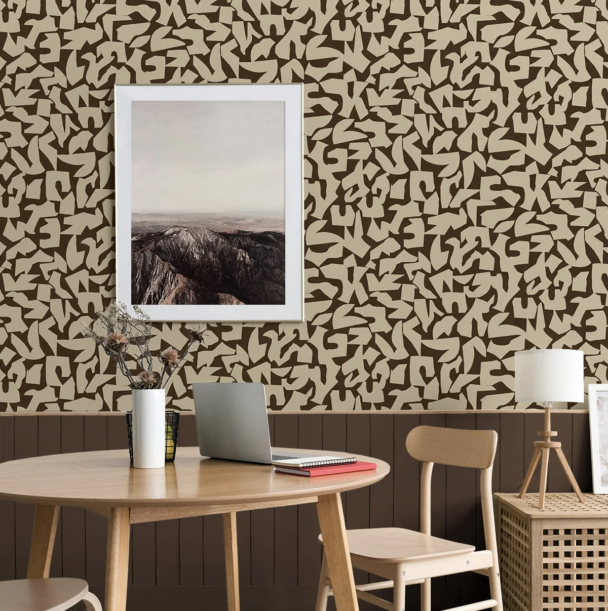 Graphic Geo Contemporary Peel and Stick Removable Wallpaper - Image 19