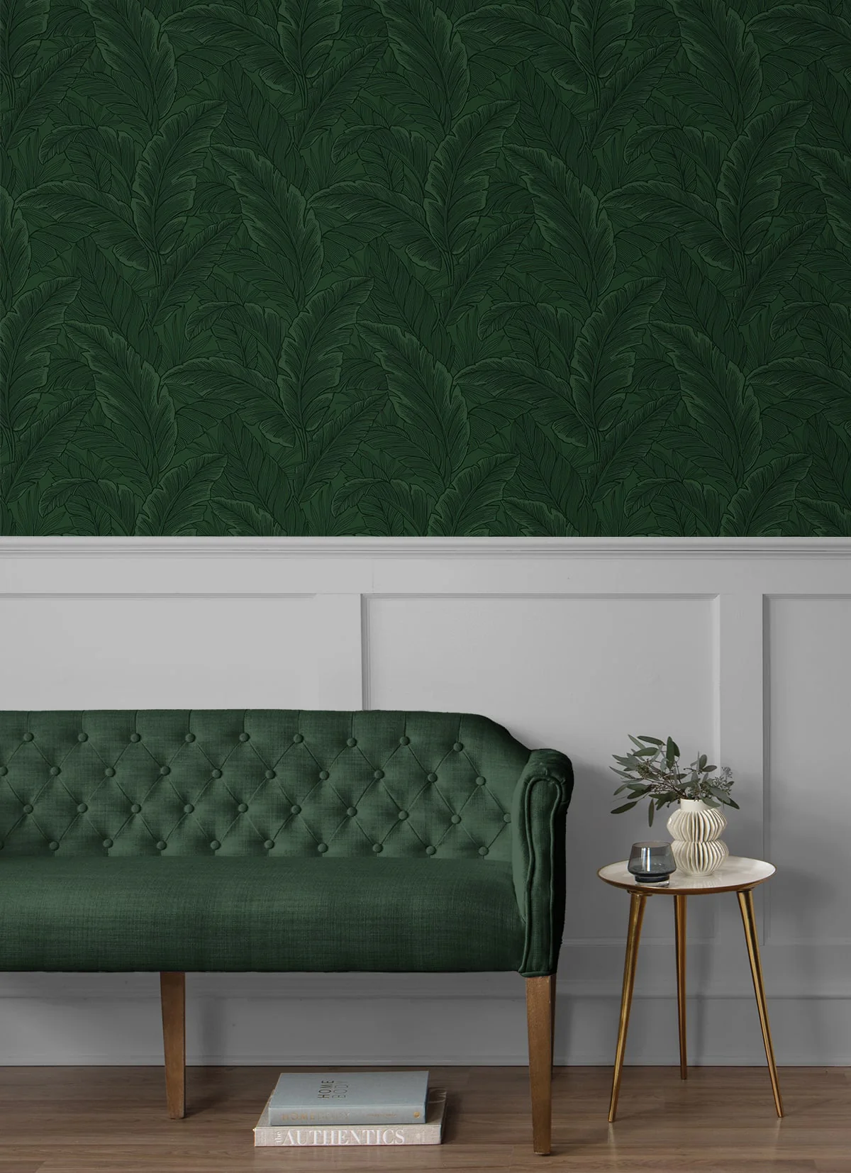 Gulf Tropical Leaves Botanical Unpasted Wallpaper - Image 9