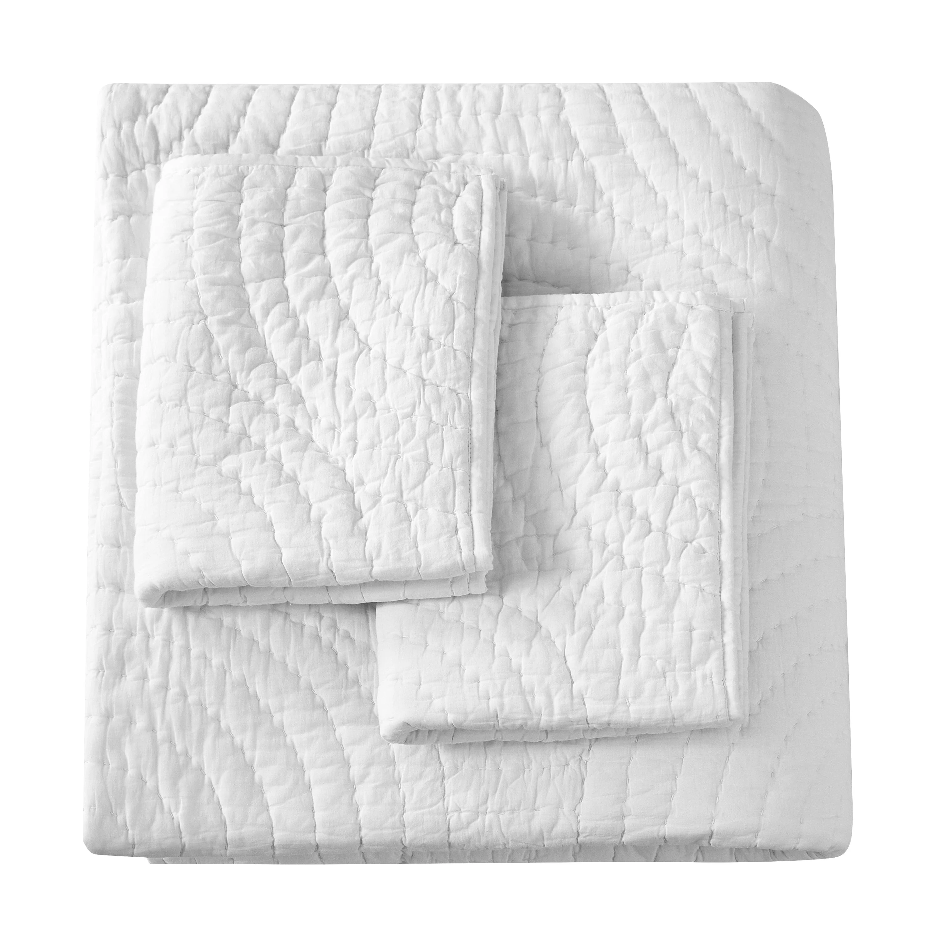 Halo Cotton Voile Hand Stitched Quilt Set - Image 4