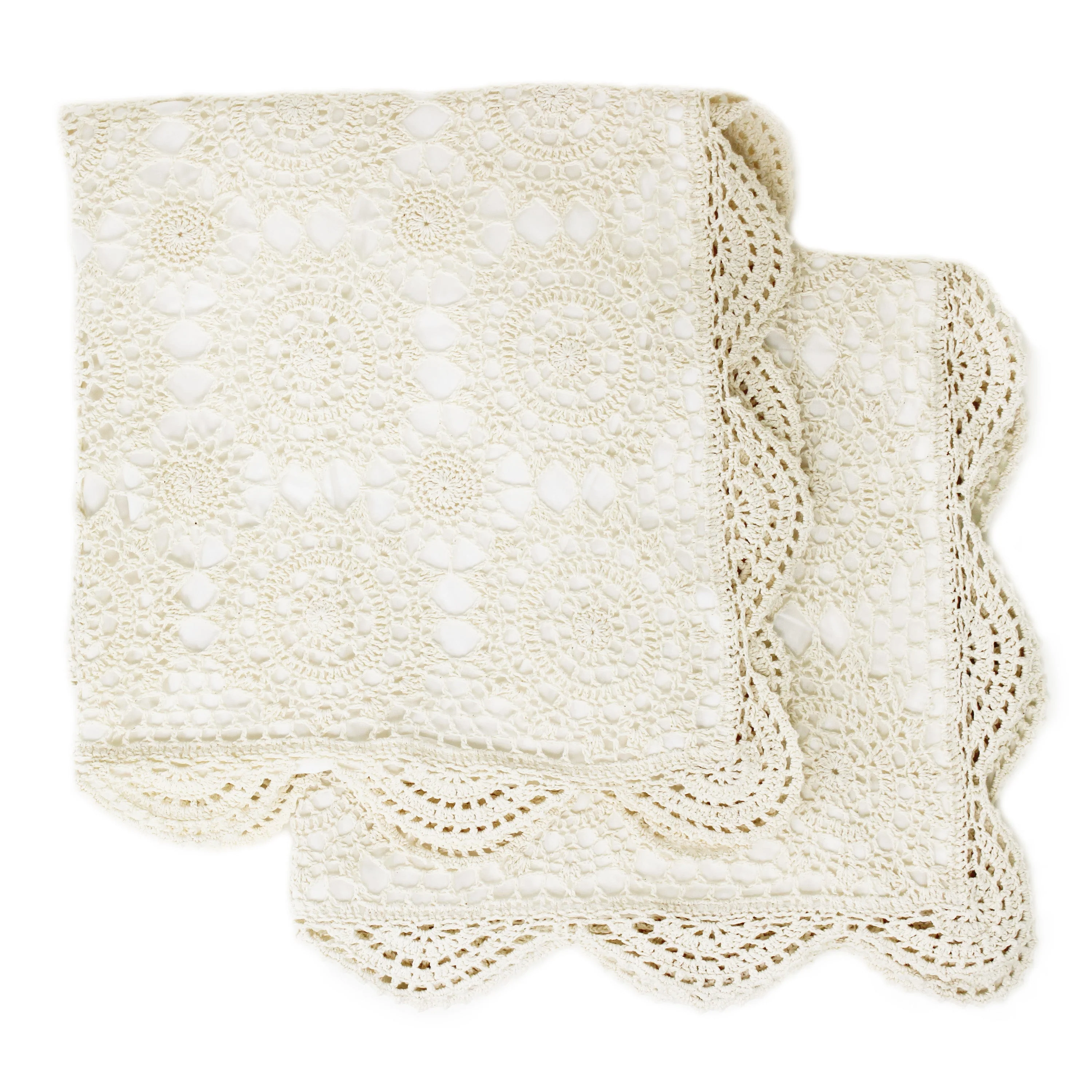 Crochet Cotton Pillow Sham Pairs - Image 20