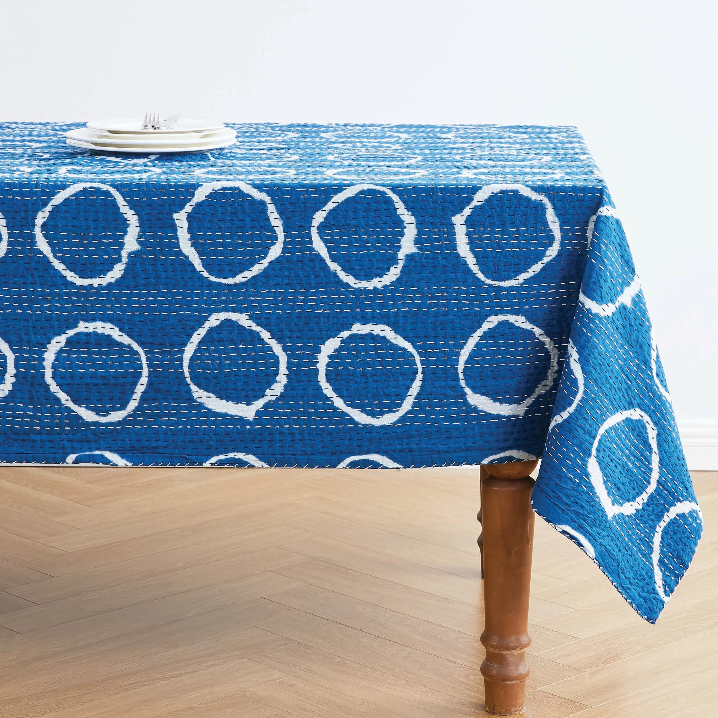 Hand Stitched Block Print Kantha Throws - Image 6