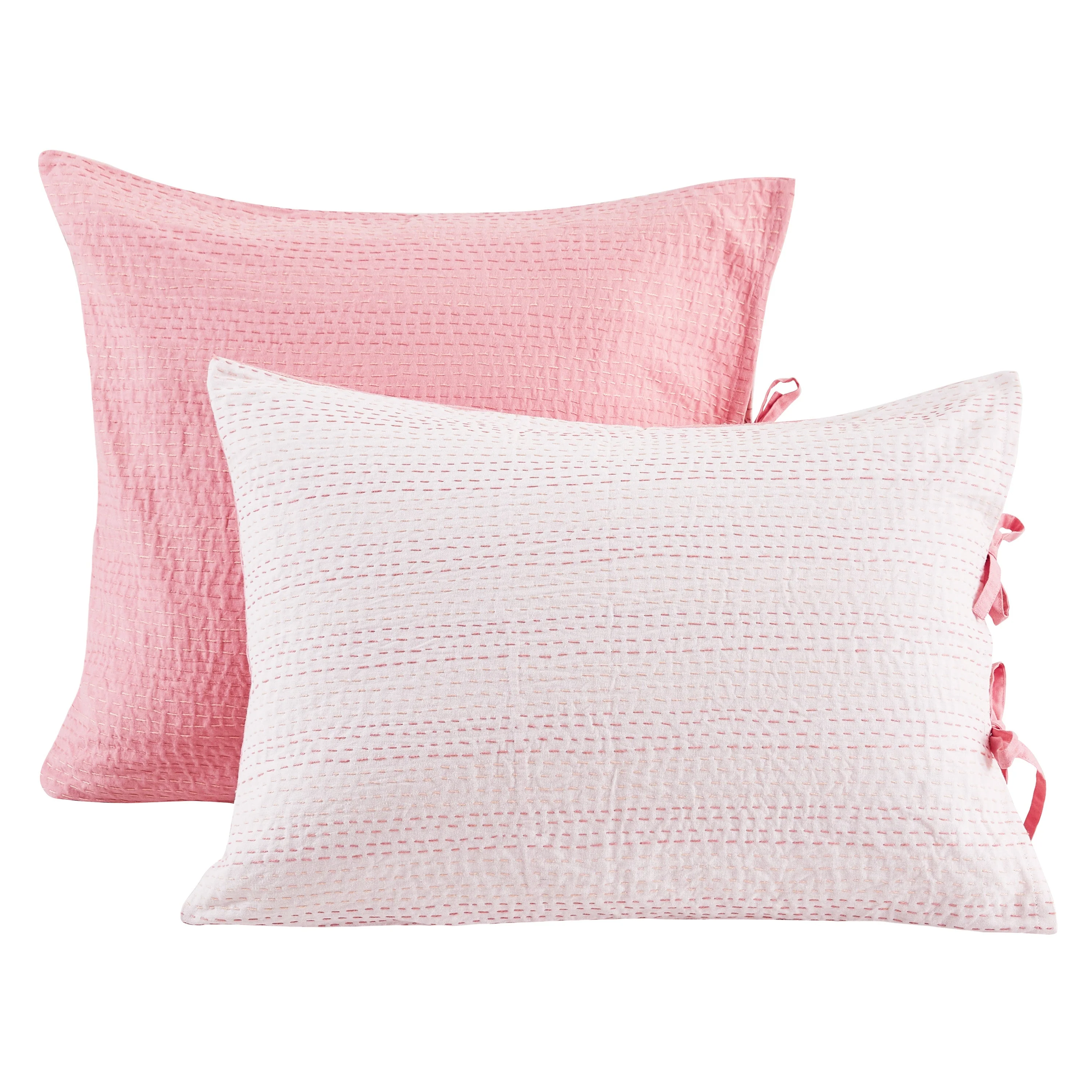 Reversible Kantha Pillow Sham Pairs - Image 30