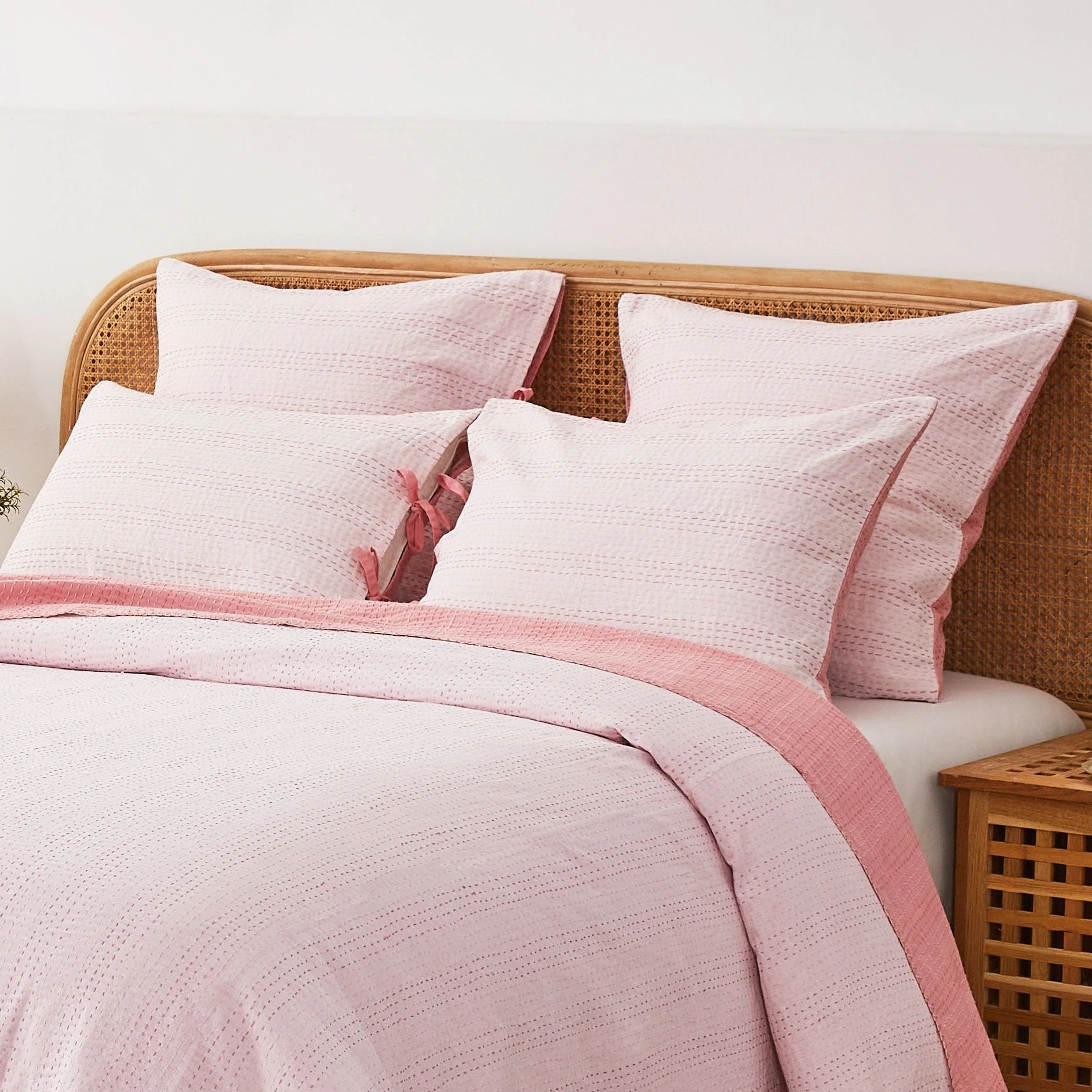 Reversible Kantha Pillow Sham Pairs - Image 37