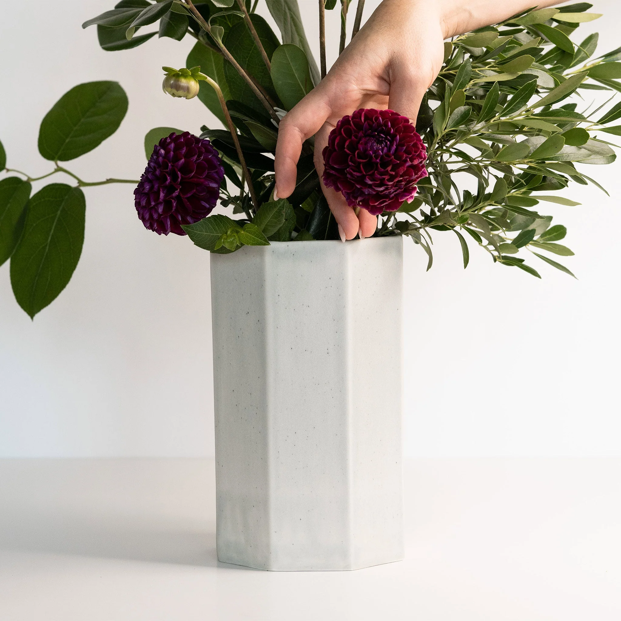 Handmade Porcelain Bouquet Vase - Image 3