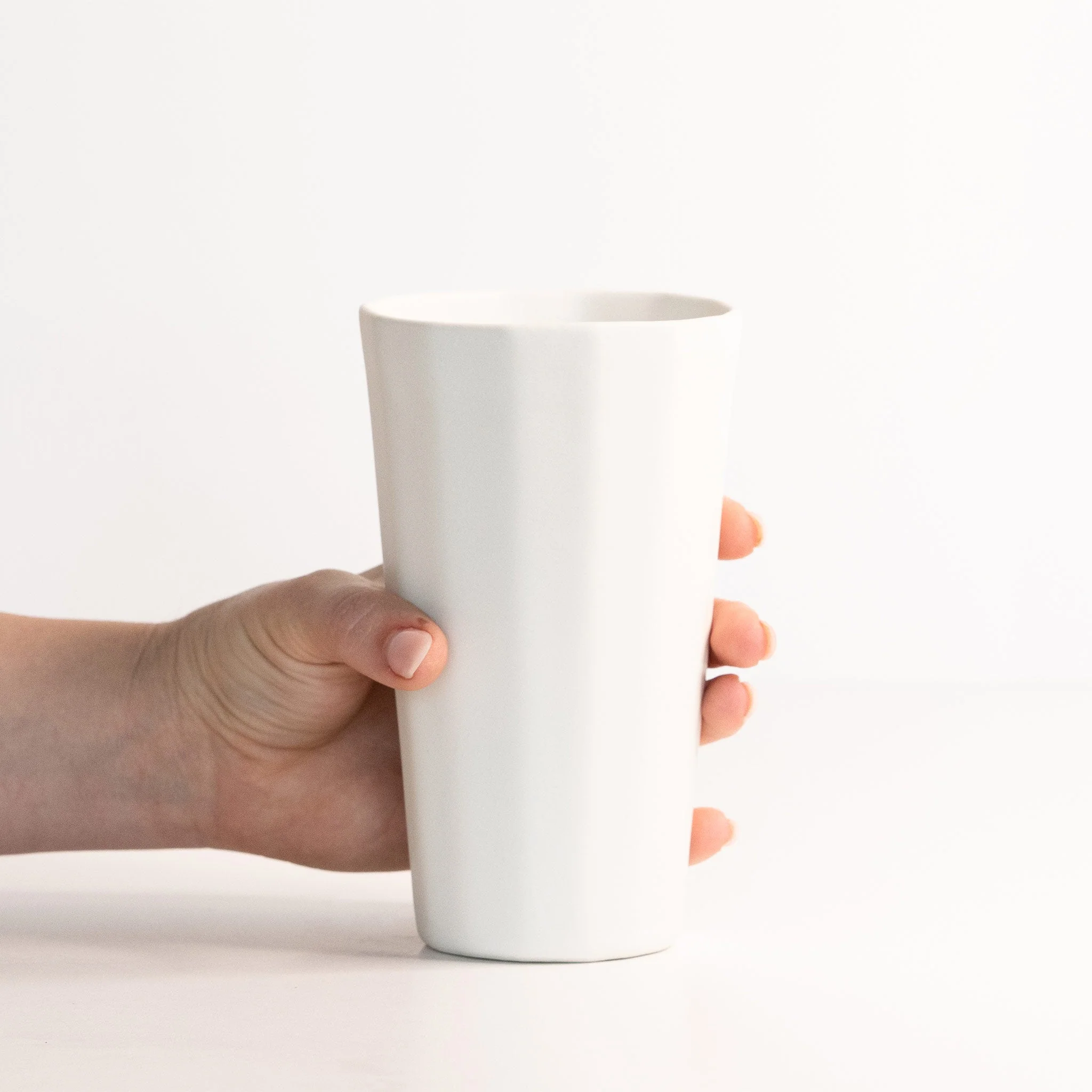 Handmade Porcelain Pint Cup - Image 2