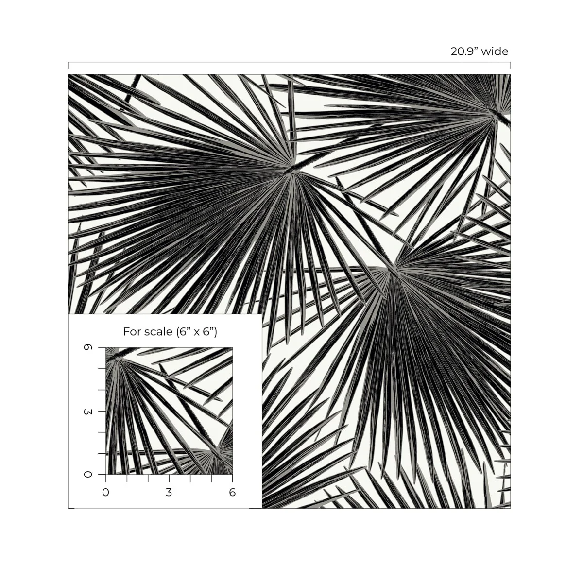 Haven Palm Prepasted Wallpaper - Image 5