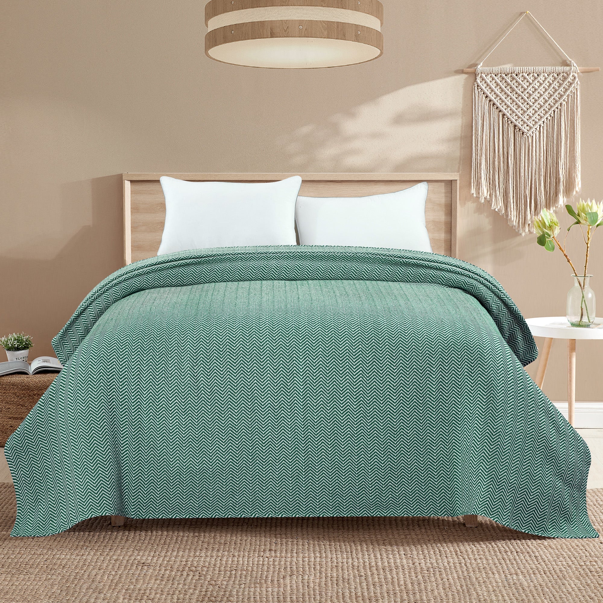 Herringbone Cotton Blanket - Image 16