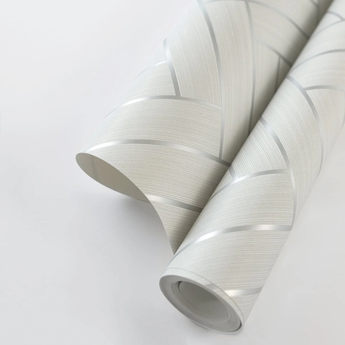 Herringbone Inlay Peel and Stick Removable Wallpaper - Image 2