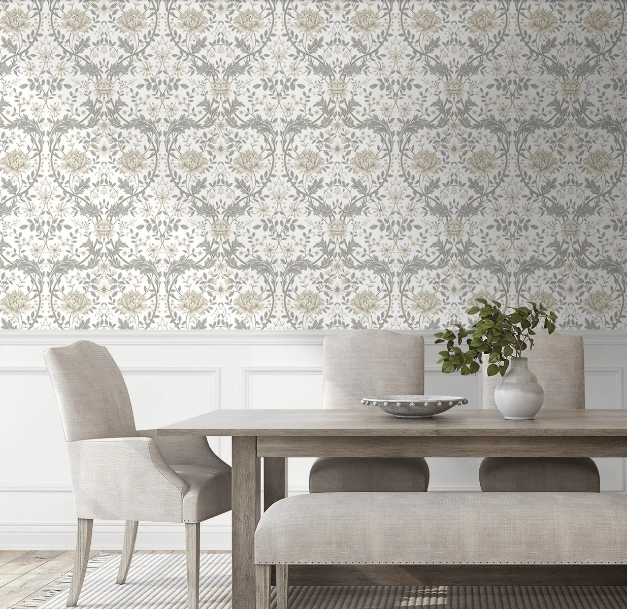 Honeysuckle Trail Floral Premium Peel and Stick Removable Wallpaper - Image 20
