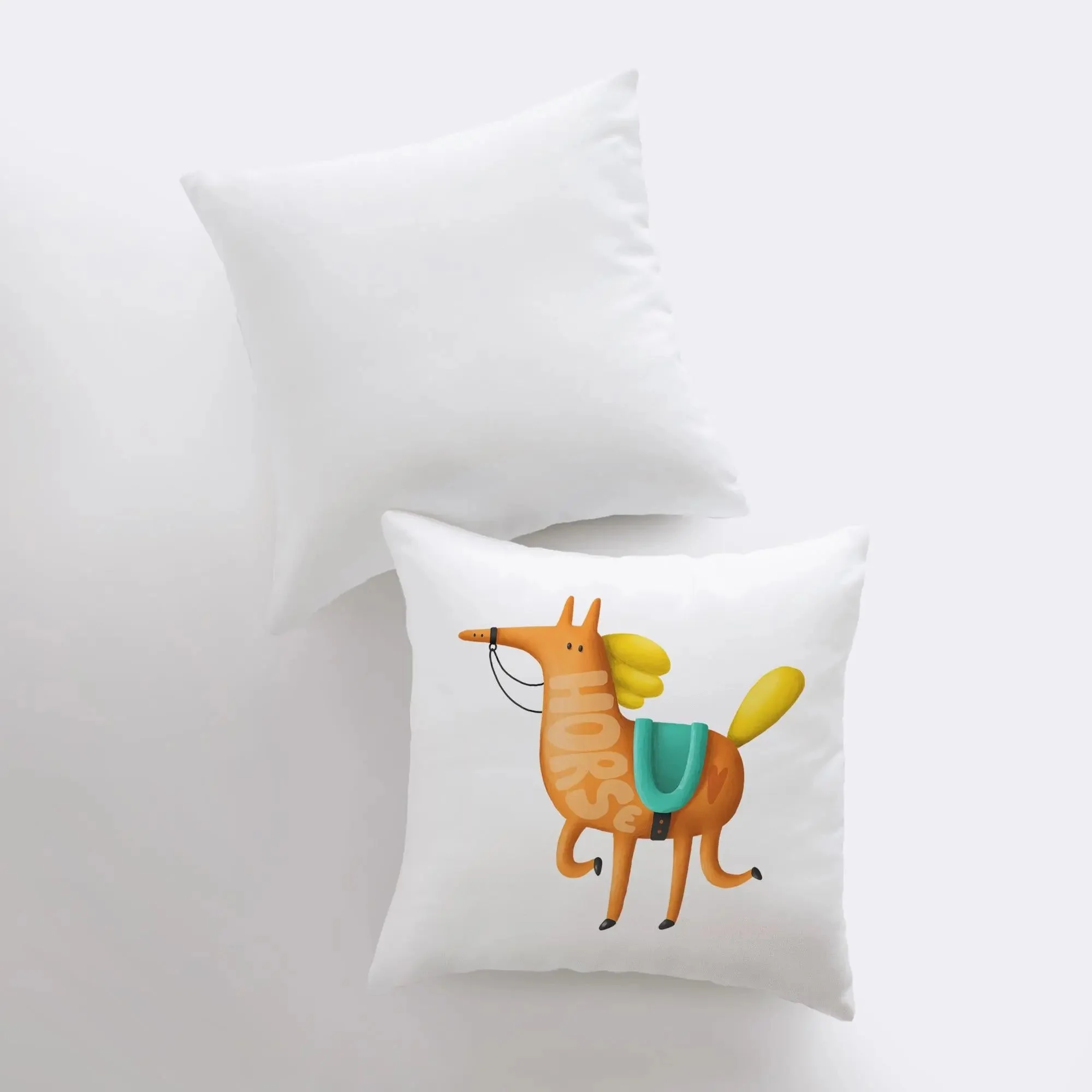 Horse Running, Throw Pillow - Image 4